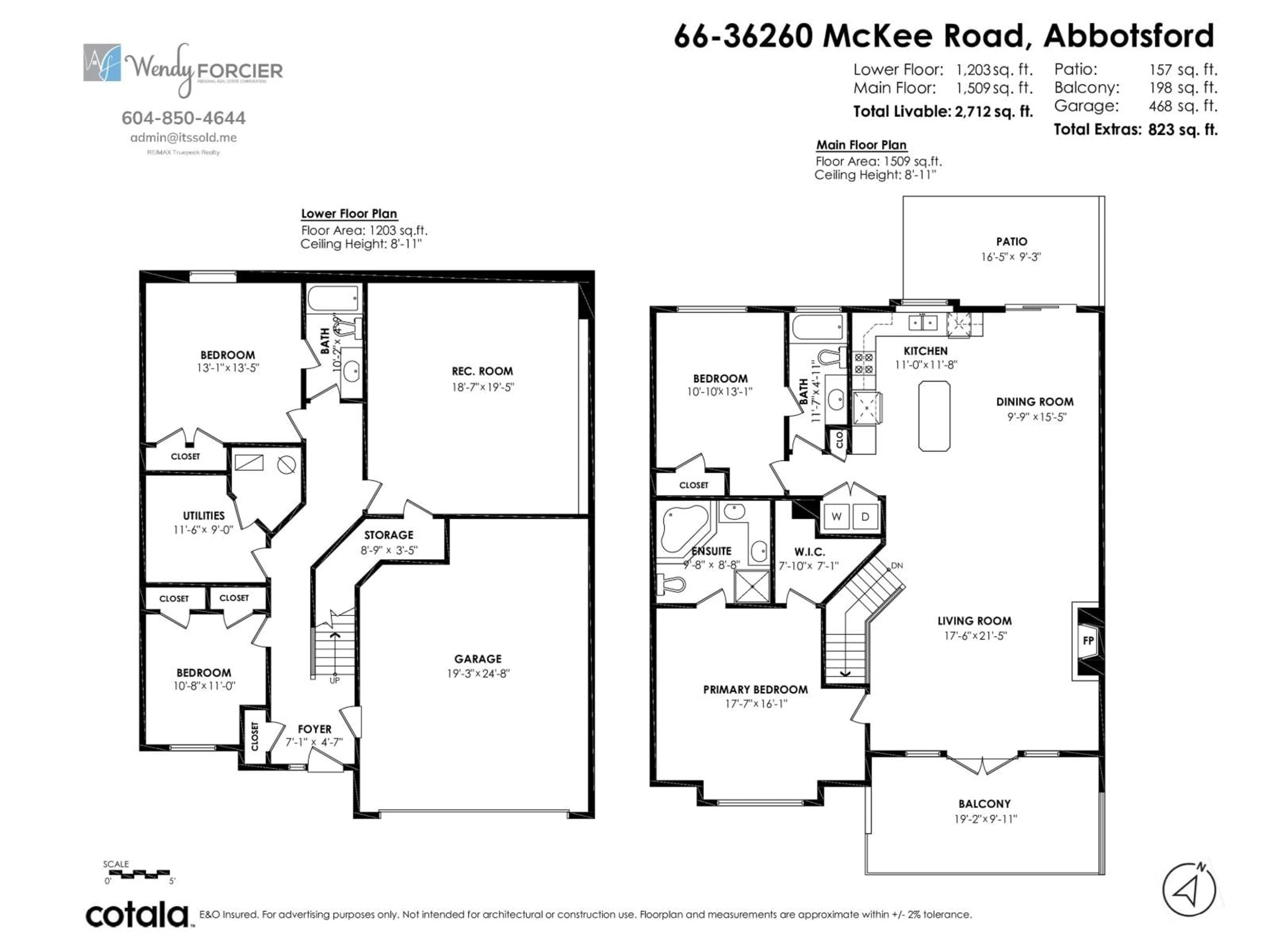 Floor plan for 66 - 36260 MCKEE ROAD, Abbotsford British Columbia V3G0A9