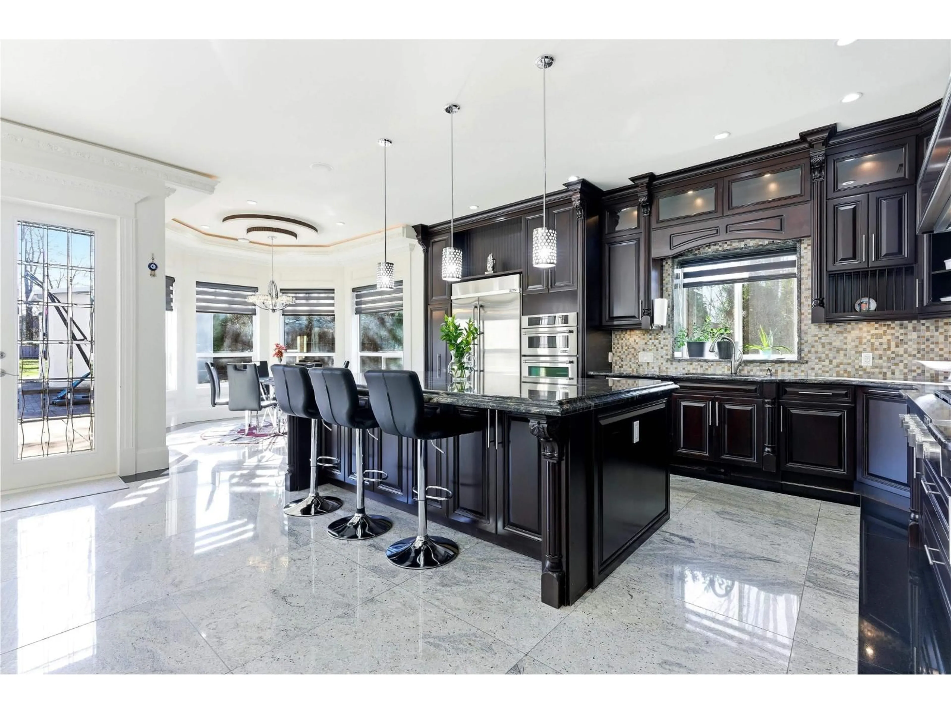 Contemporary kitchen, ceramic/tile floor for 21098 85 AVENUE, Langley British Columbia V1M2M4