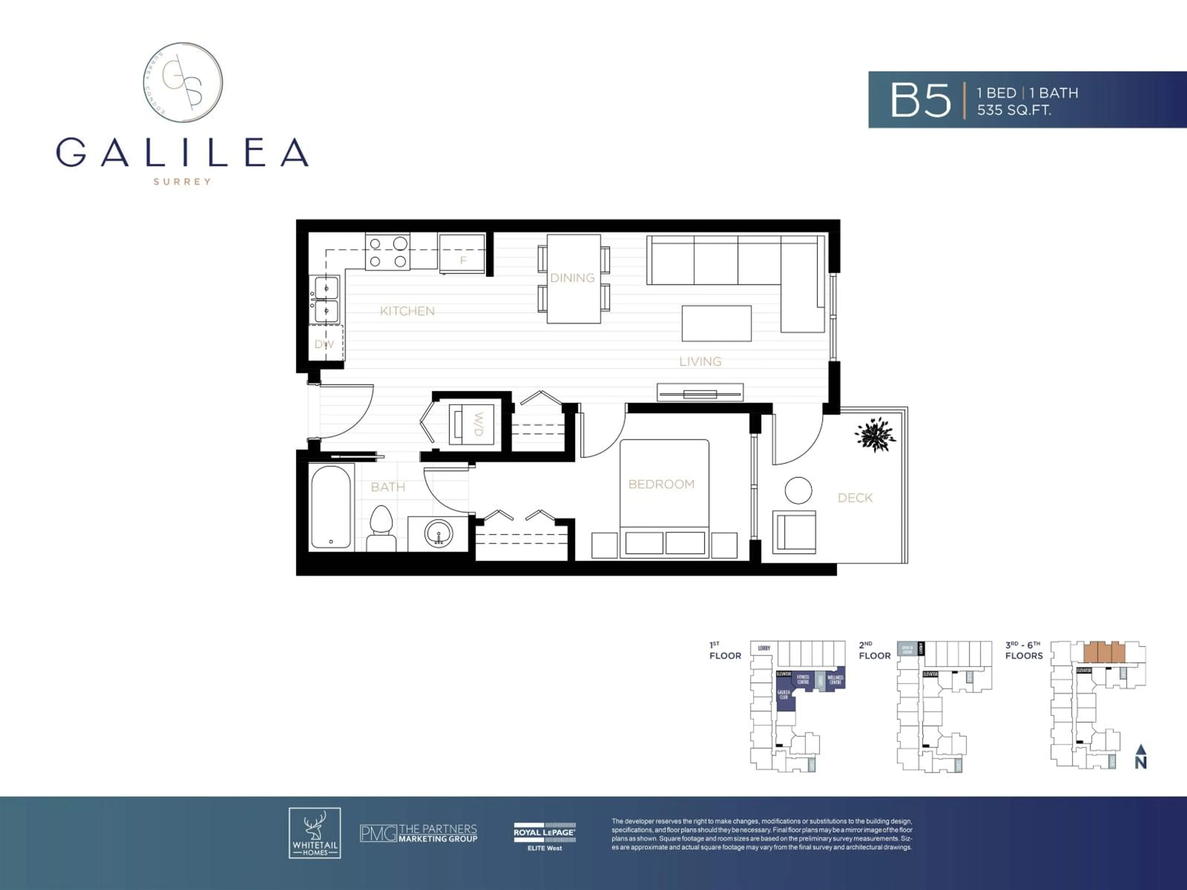 Floor plan for 417 - 13458 95 AVENUE, Surrey British Columbia V3V0H1