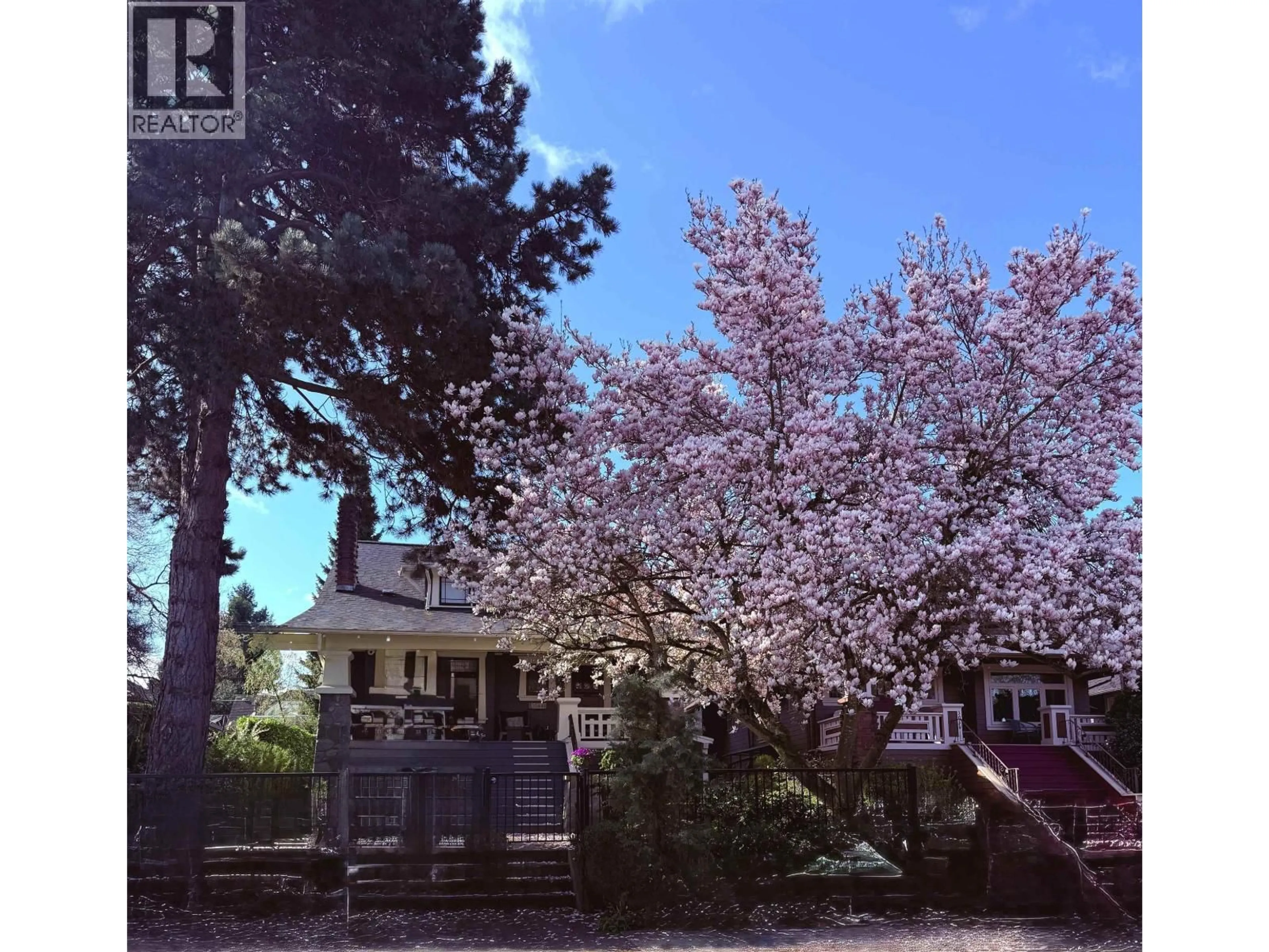 A pic from outside/outdoor area/front of a property/back of a property/a pic from drone, street for 3044 POINT GREY ROAD, Vancouver British Columbia V6K1B1