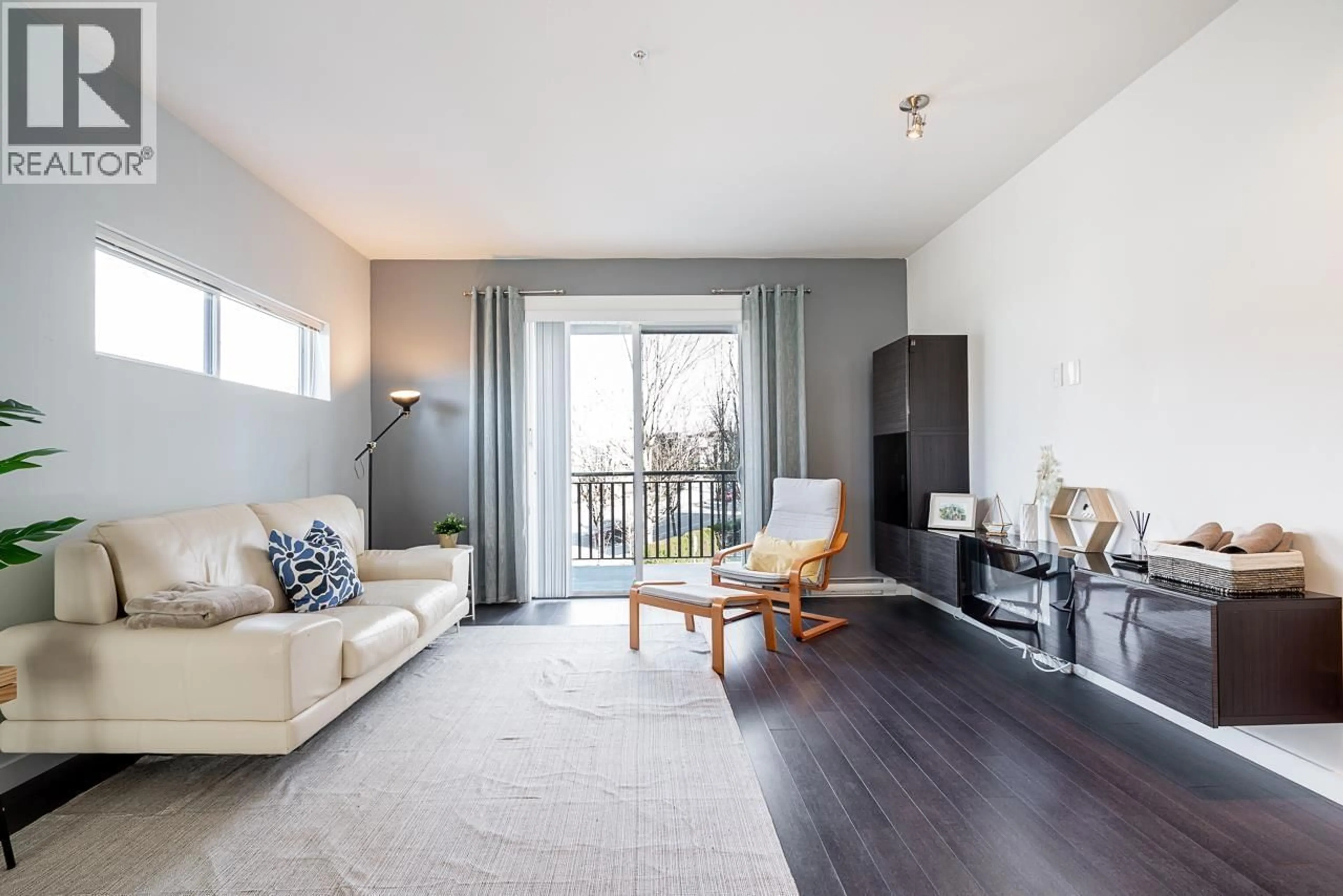 Living room with furniture, wood/laminate floor for 13 - 2325 RANGER LANE, Port Coquitlam British Columbia V3B0K7