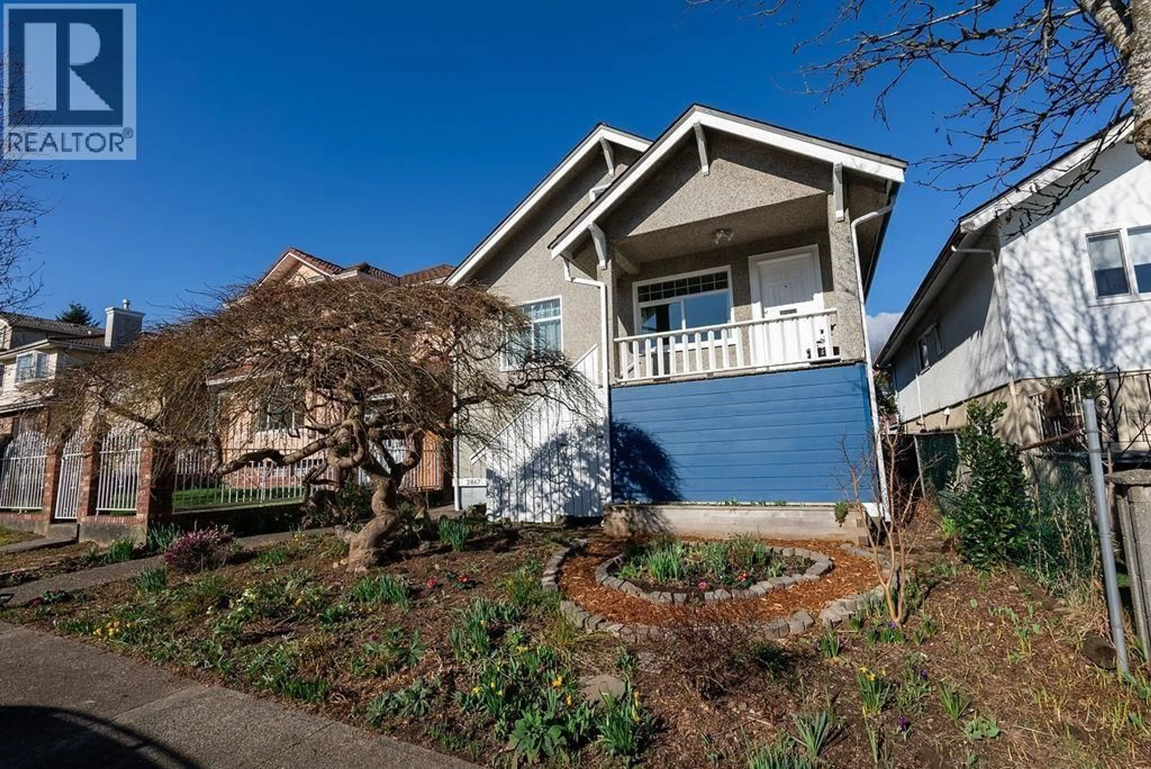 Home with vinyl exterior material, street for 2867 GEORGIA STREET, Vancouver British Columbia V5K2K3