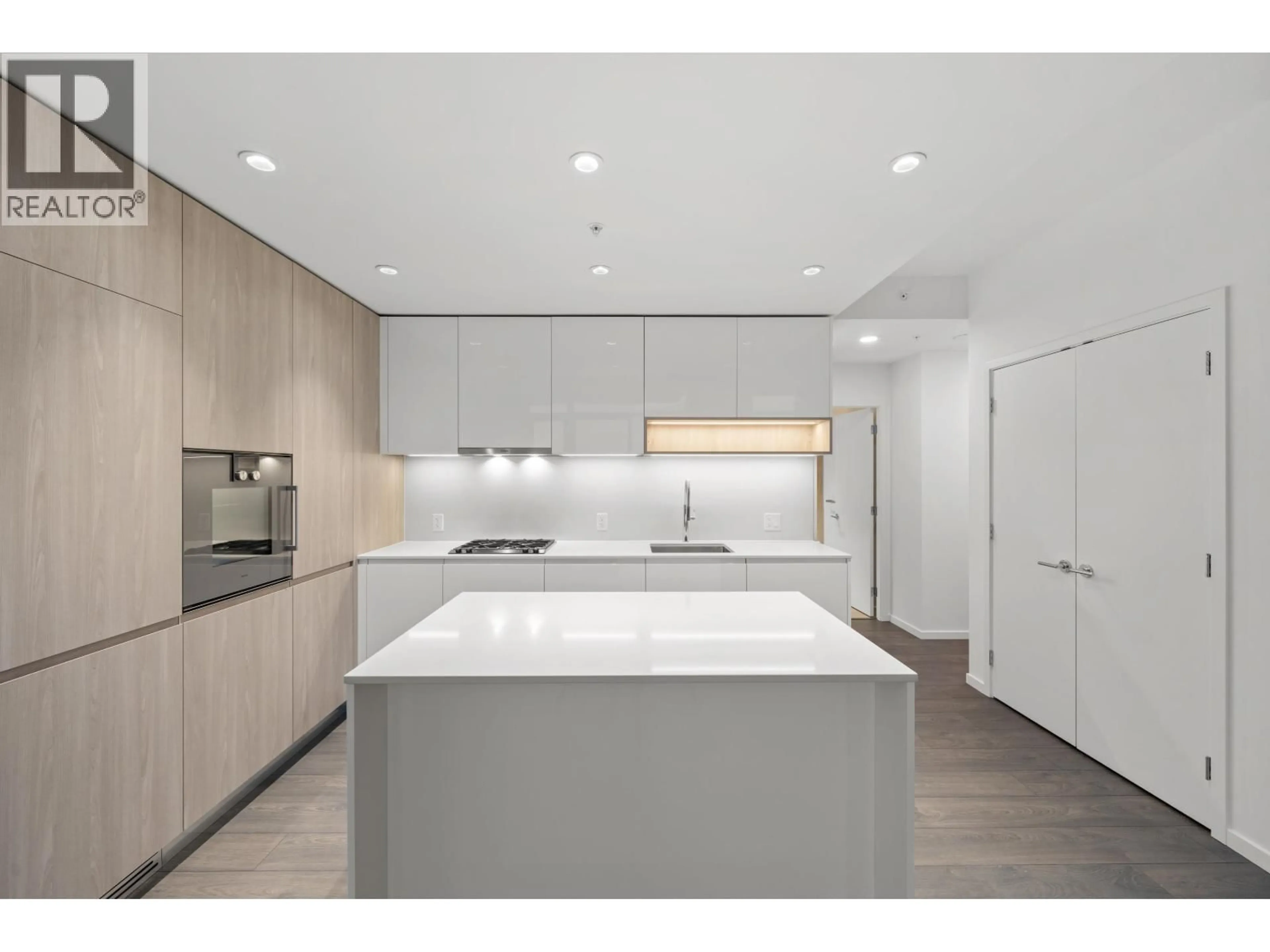 Open concept kitchen, wood/laminate floor for 1301 - 6200 MINORU BOULEVARD, Richmond British Columbia V6Y0M9
