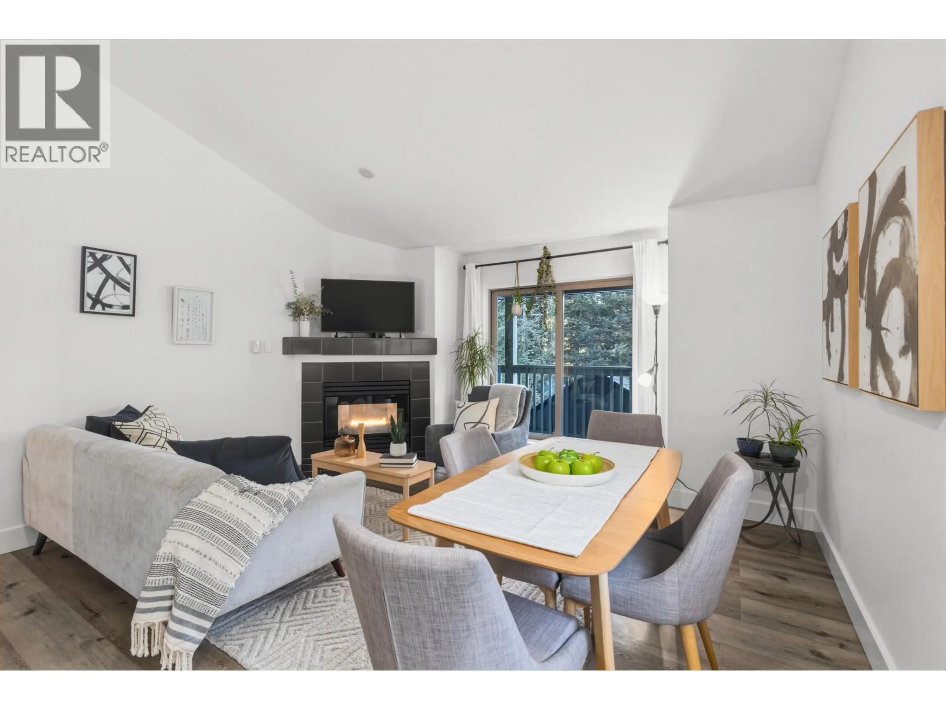 Living room with furniture, wood/laminate floor for 25 - 3102 PANORAMA RIDGE, Whistler British Columbia V8E0V3