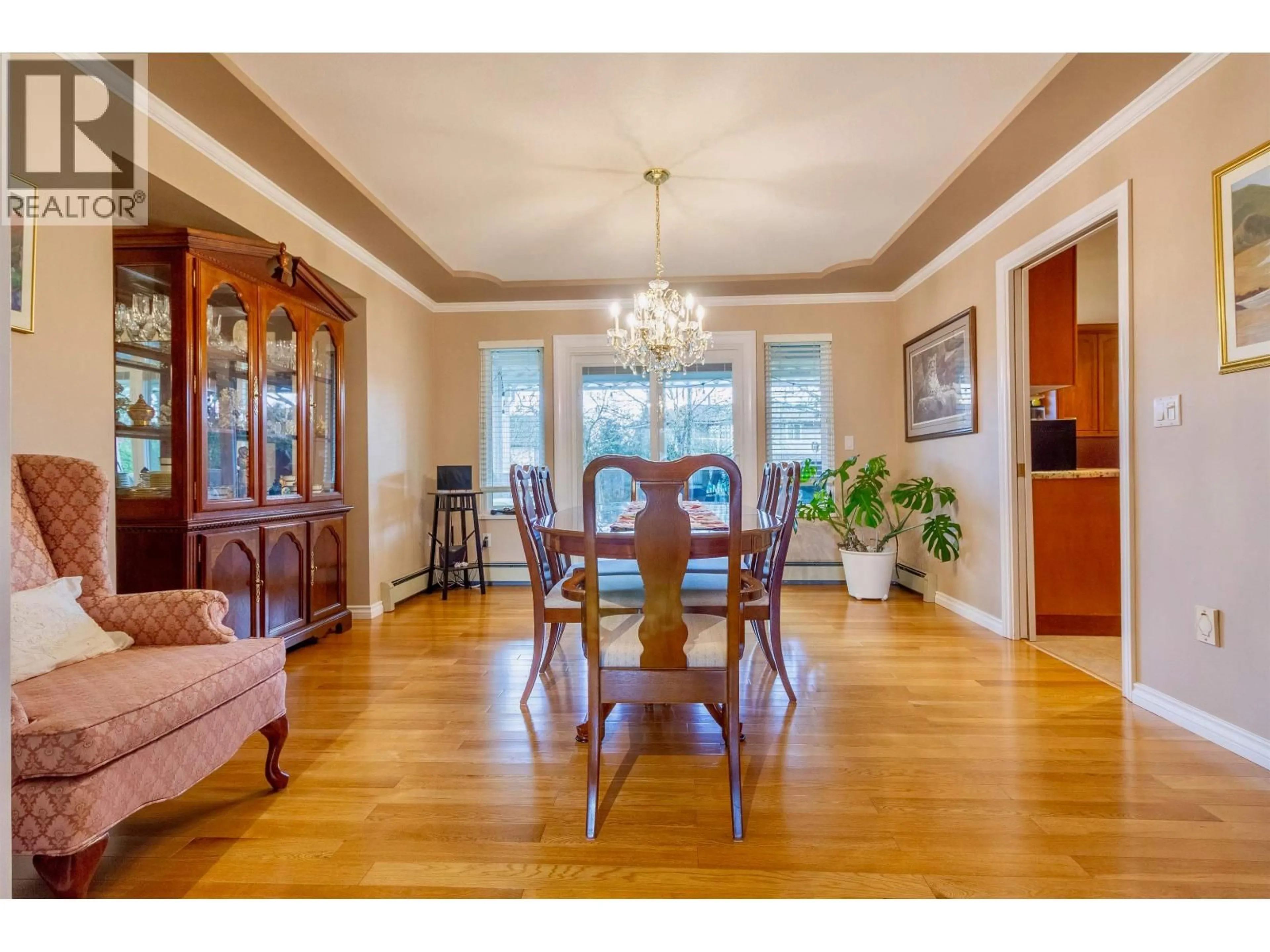 Dining room, wood/laminate floor for 7470 ALMOND PLACE, Burnaby British Columbia V3N4V5