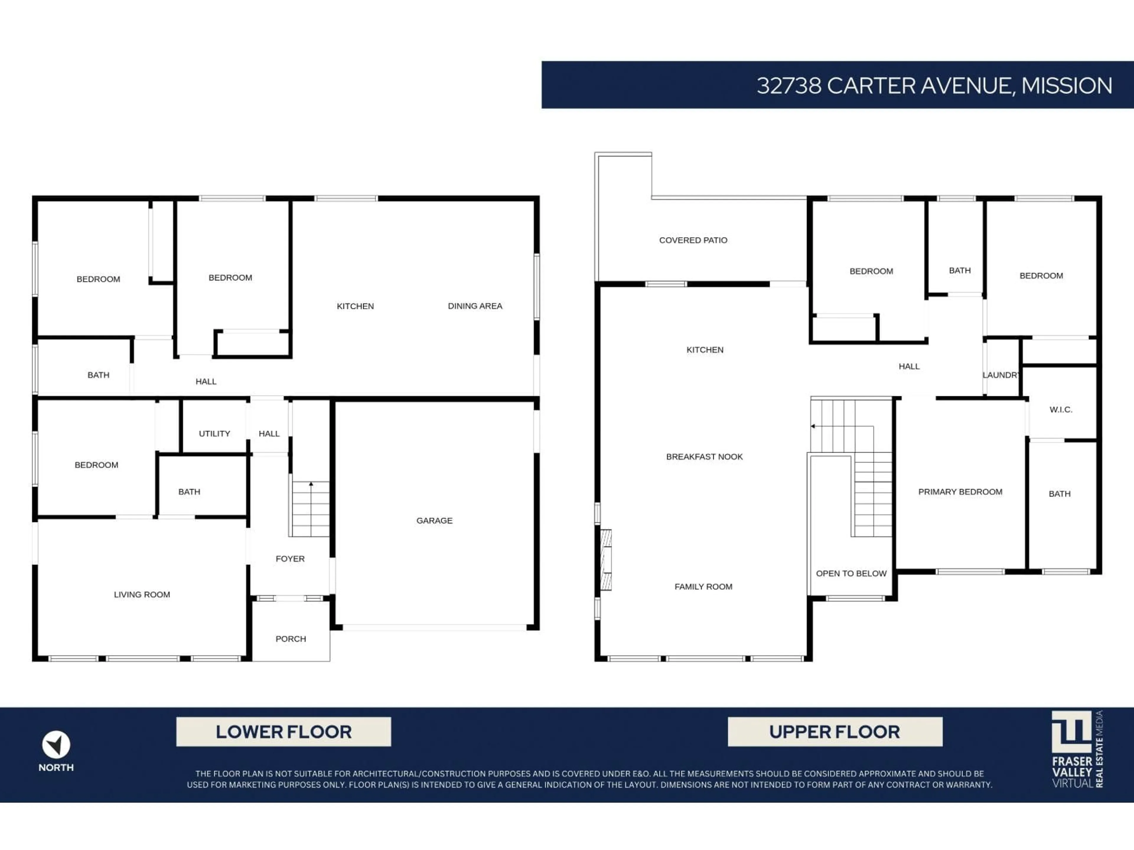 Floor plan for 32738 CARTER AVENUE, Mission British Columbia V2V3A2
