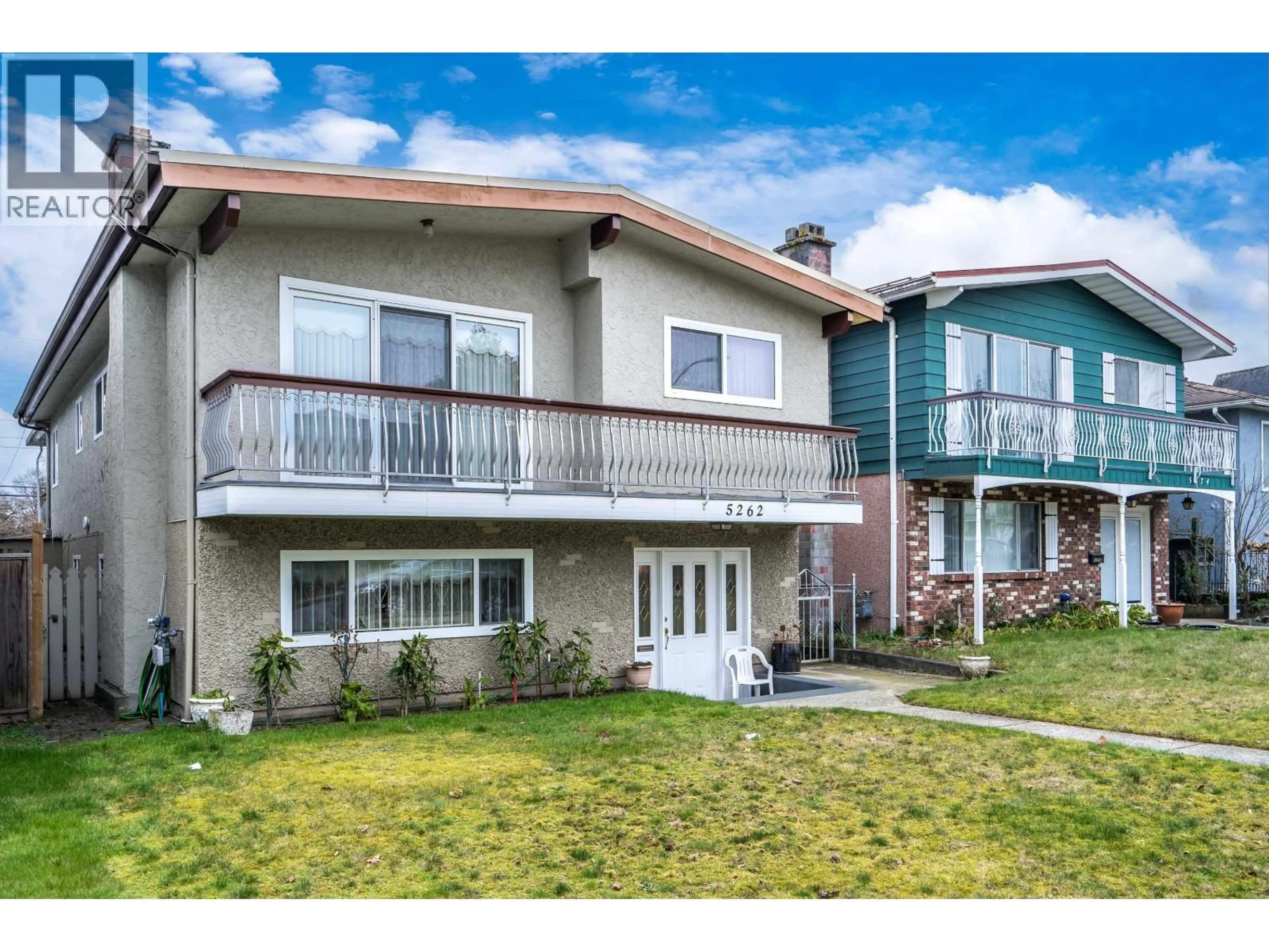 Home with vinyl exterior material, street for 5262 CLARENDON STREET, Vancouver British Columbia V5R3J8