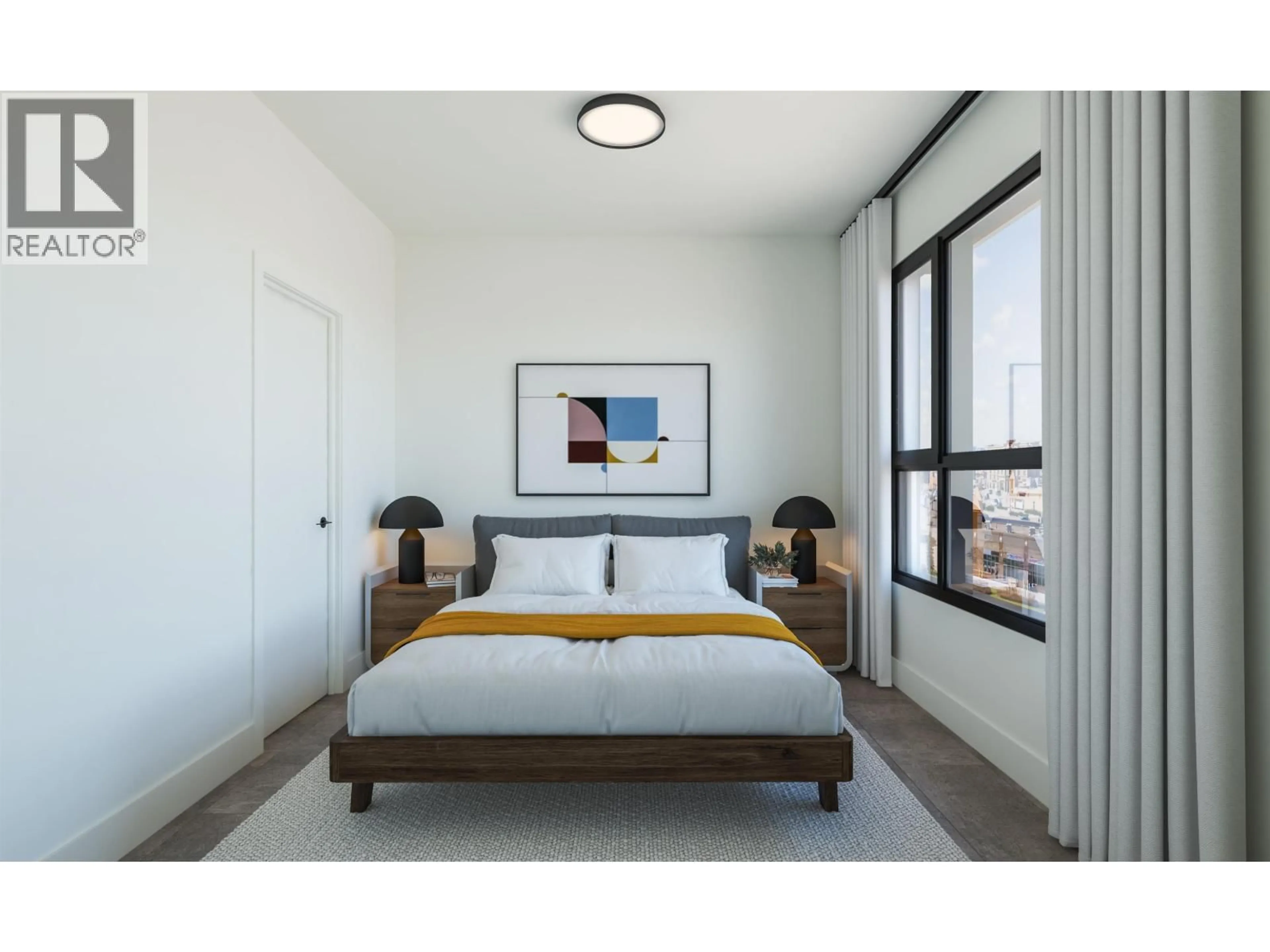 Bedroom with bed, unknown for 206 - 623 KEMSLEY AVENUE, Coquitlam British Columbia V3J3Z4