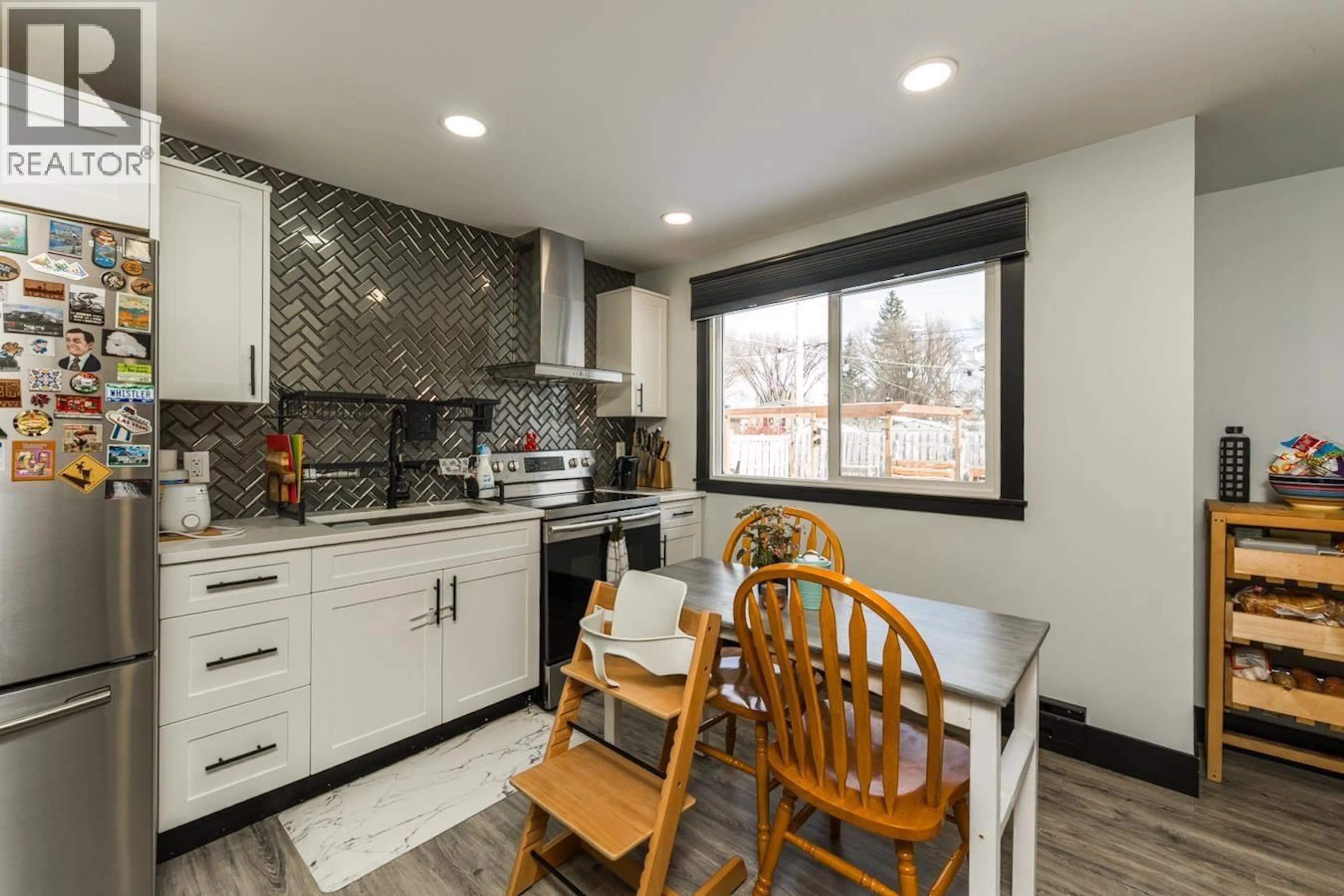 Open concept kitchen, ceramic/tile floor for 1610 ELM STREET, Prince George British Columbia V2L1C8