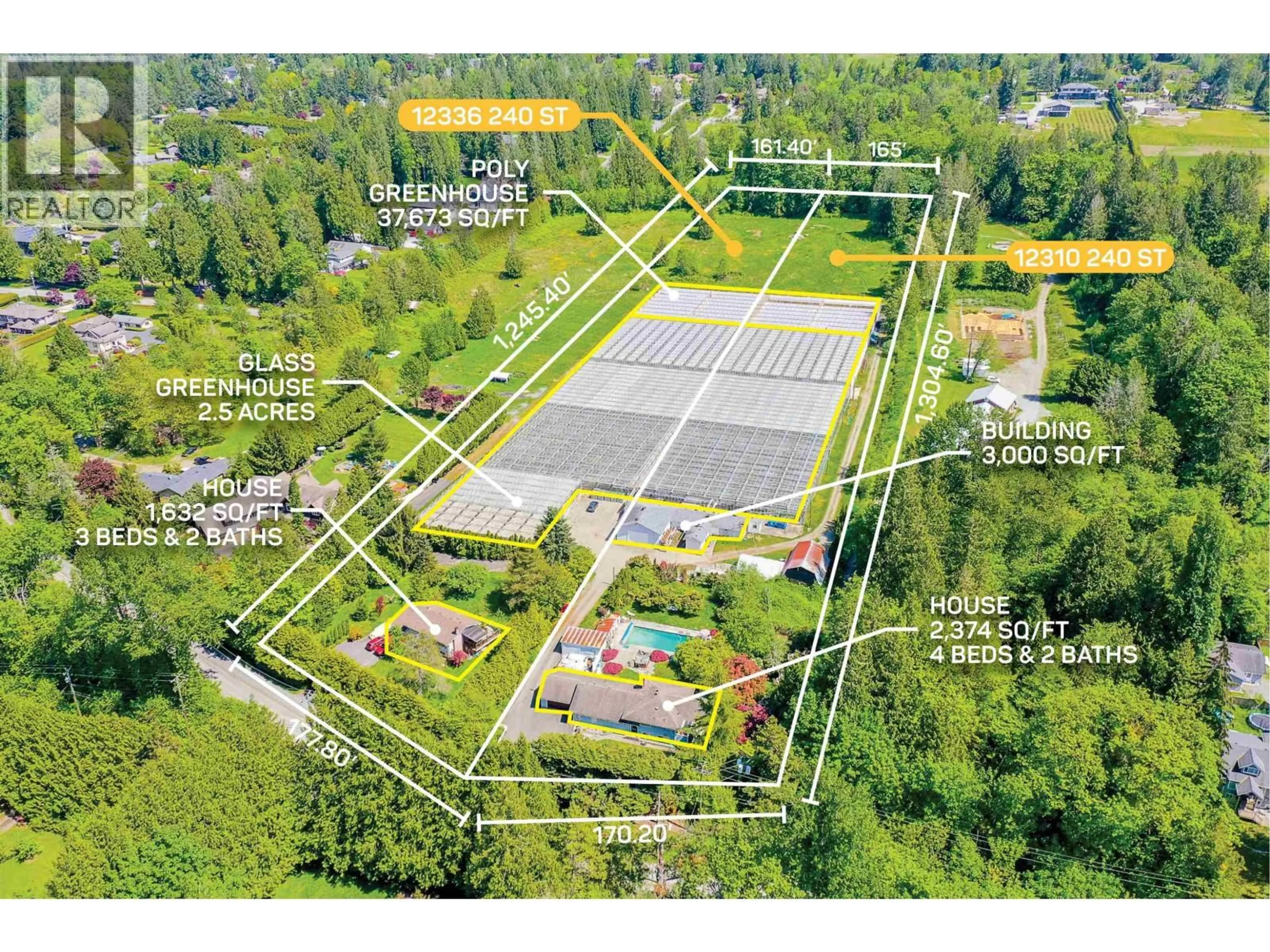 A pic from outside/outdoor area/front of a property/back of a property/a pic from drone, building for 12336 240 STREET, Maple Ridge British Columbia V4R1N1