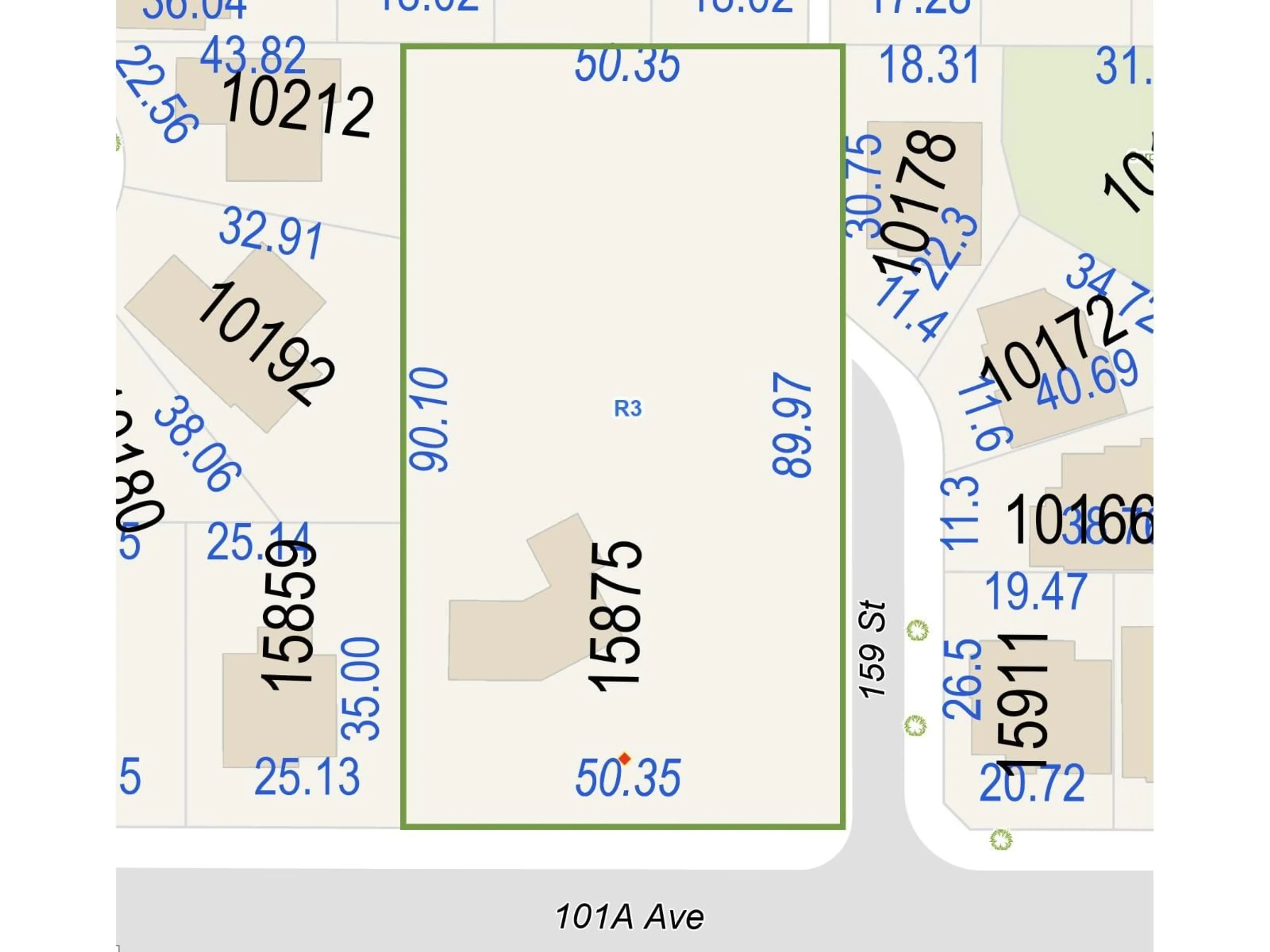 Picture of a map for 15875 101A AVENUE, Surrey British Columbia V4N2N6
