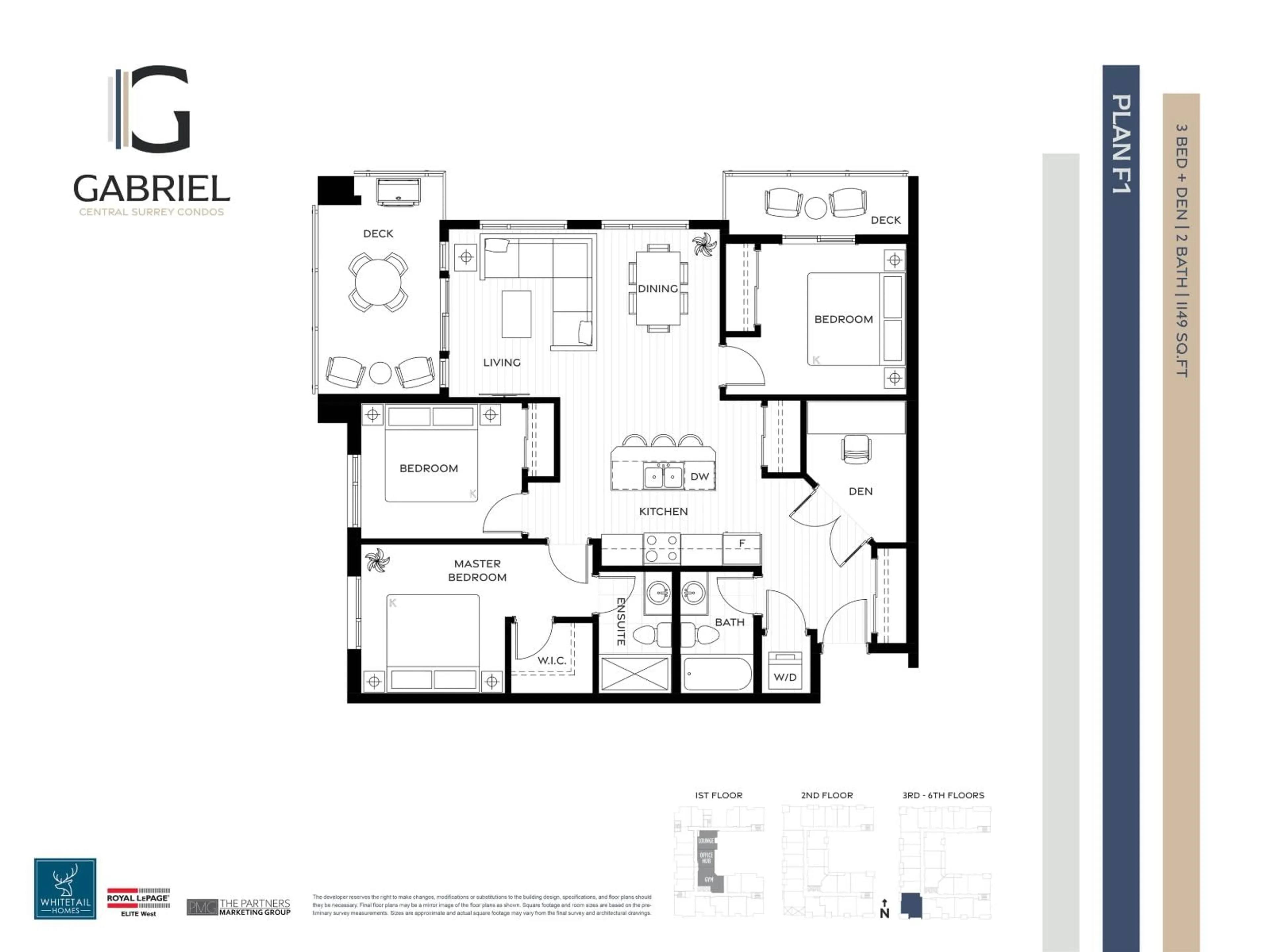 Floor plan for 309 - 13455 94A AVENUE, Surrey British Columbia V0V0V0