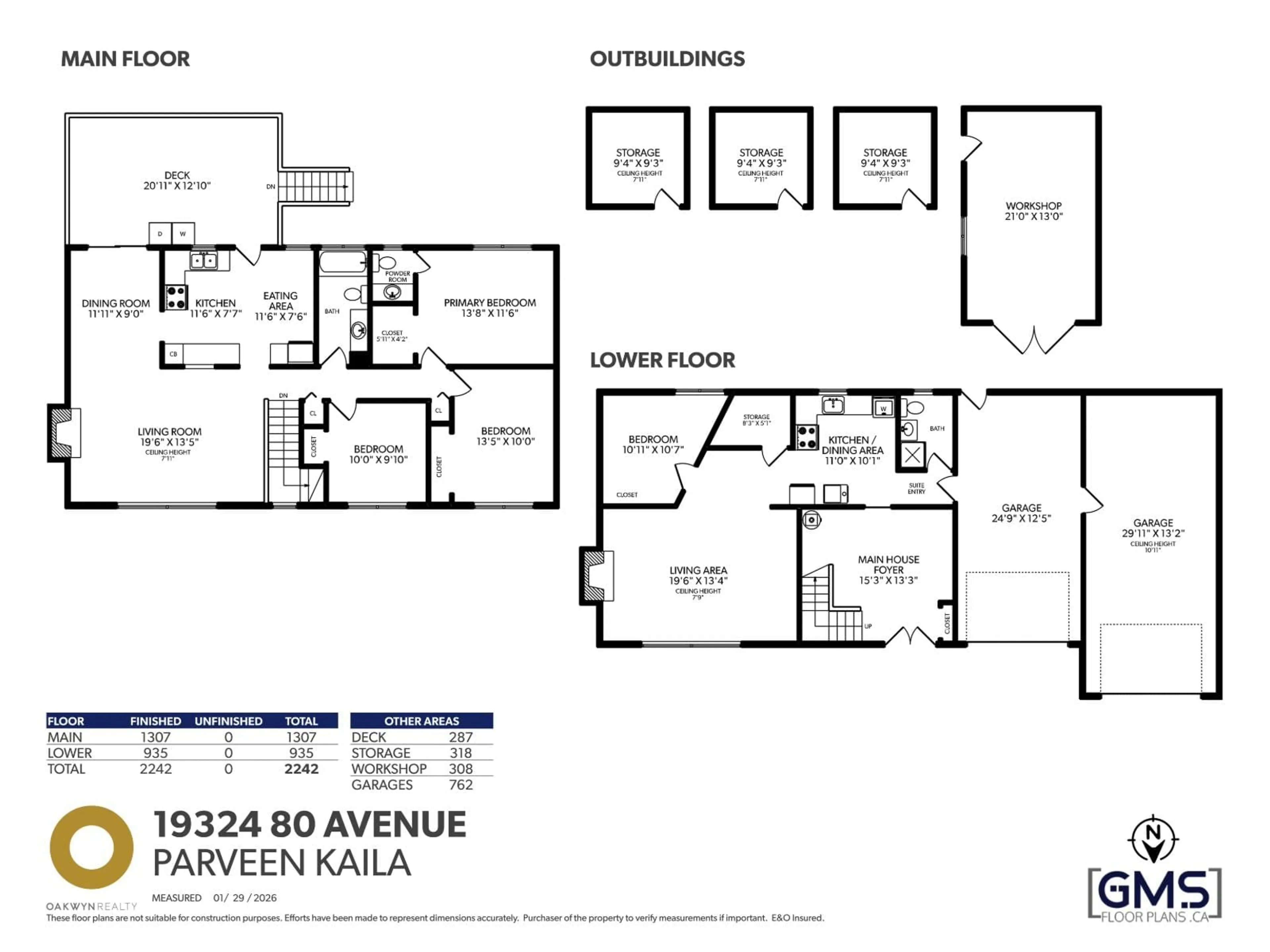 Floor plan for 19324 80 AVENUE, Surrey British Columbia V4N4Z8