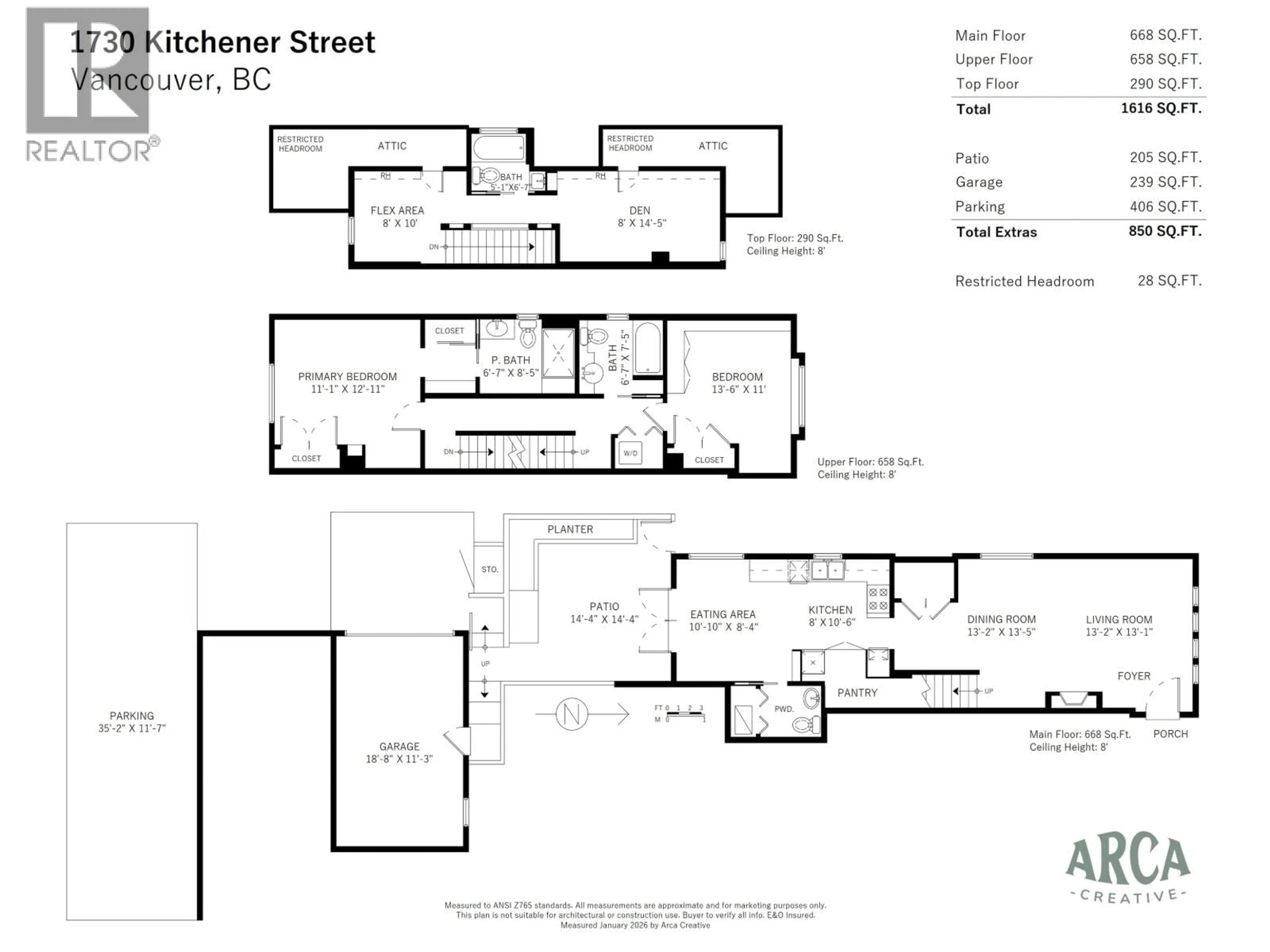 Floor plan for 1730 KITCHENER STREET, Vancouver British Columbia V5L2W3