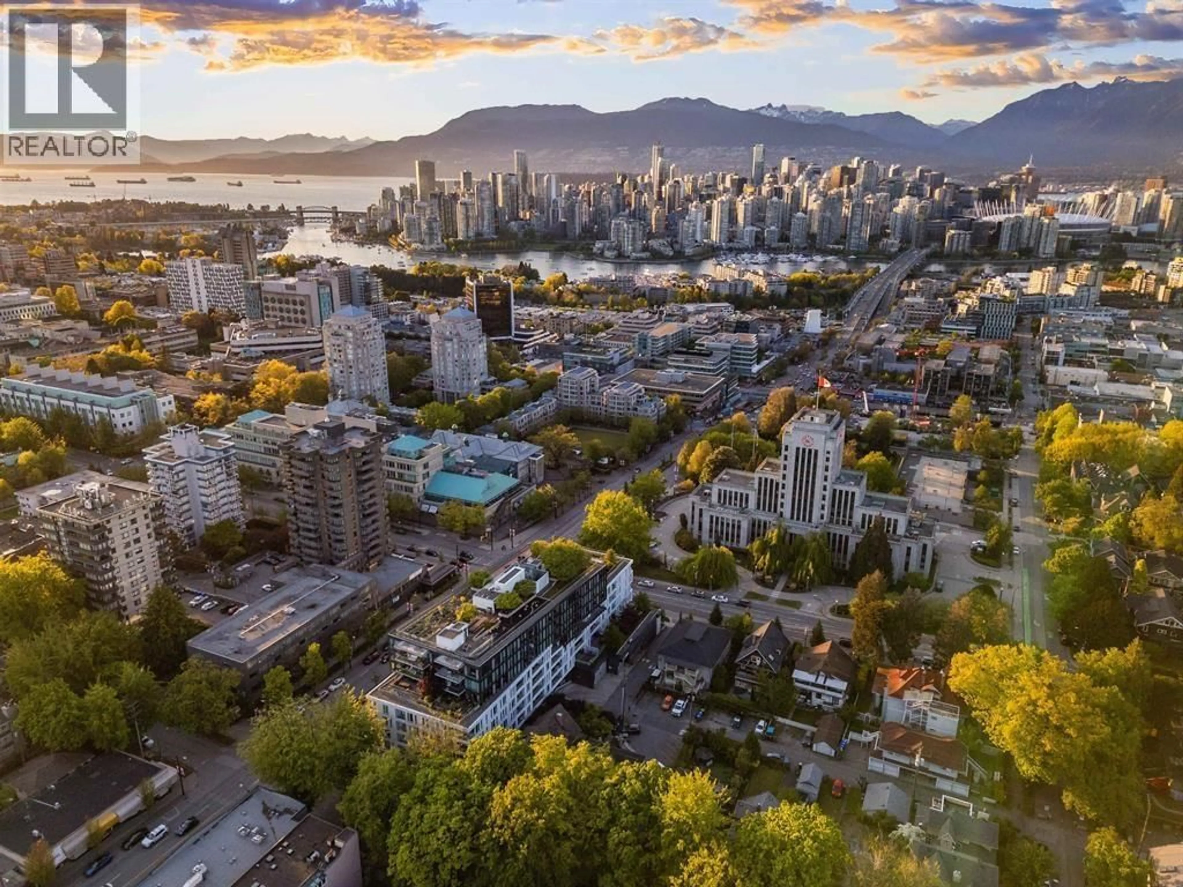 A pic from outside/outdoor area/front of a property/back of a property/a pic from drone, city buildings view from balcony for 909 - 2888 CAMBIE STREET, Vancouver British Columbia V5Z0H3