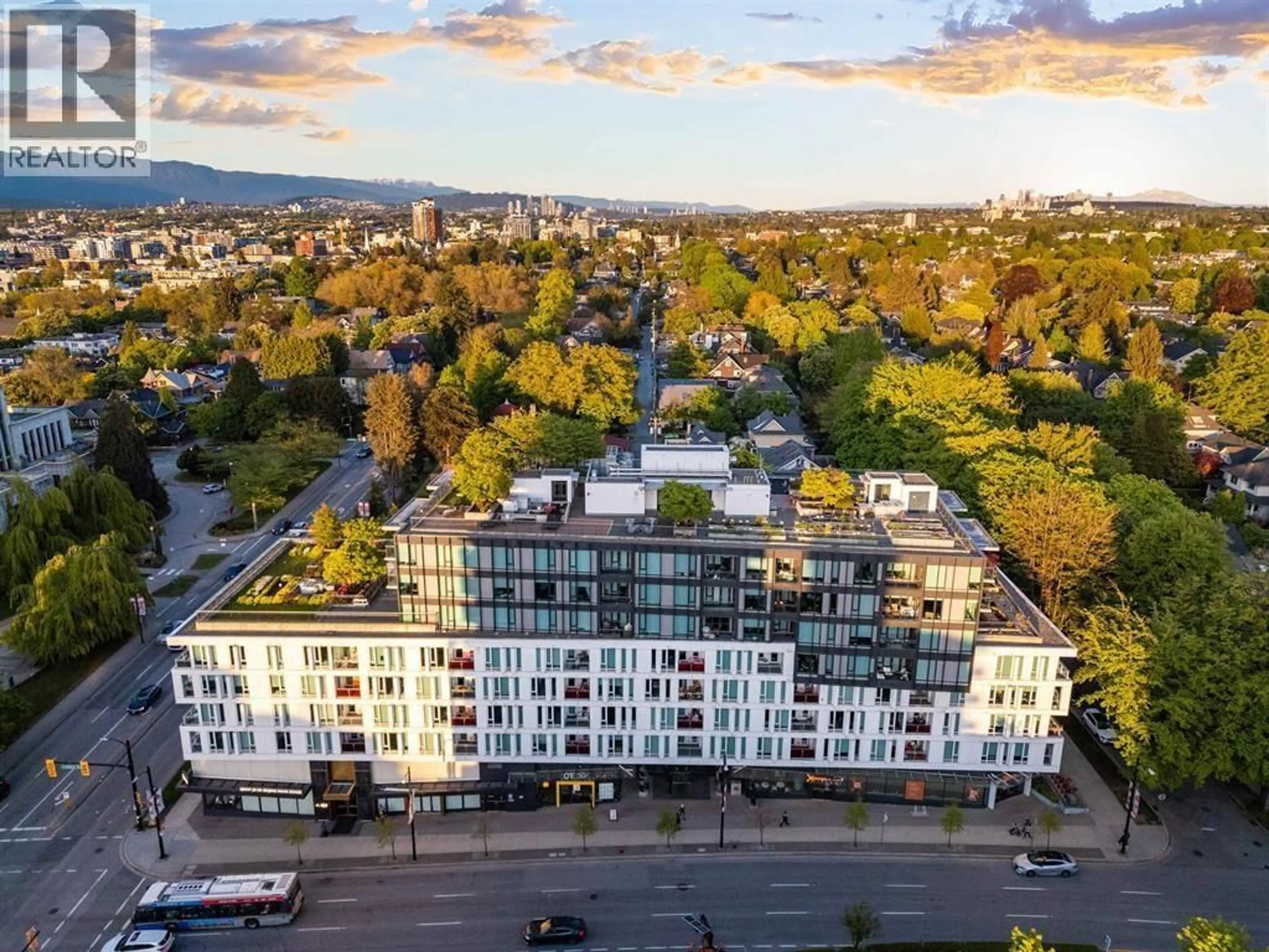 A pic from outside/outdoor area/front of a property/back of a property/a pic from drone, city buildings view from balcony for 909 - 2888 CAMBIE STREET, Vancouver British Columbia V5Z0H3