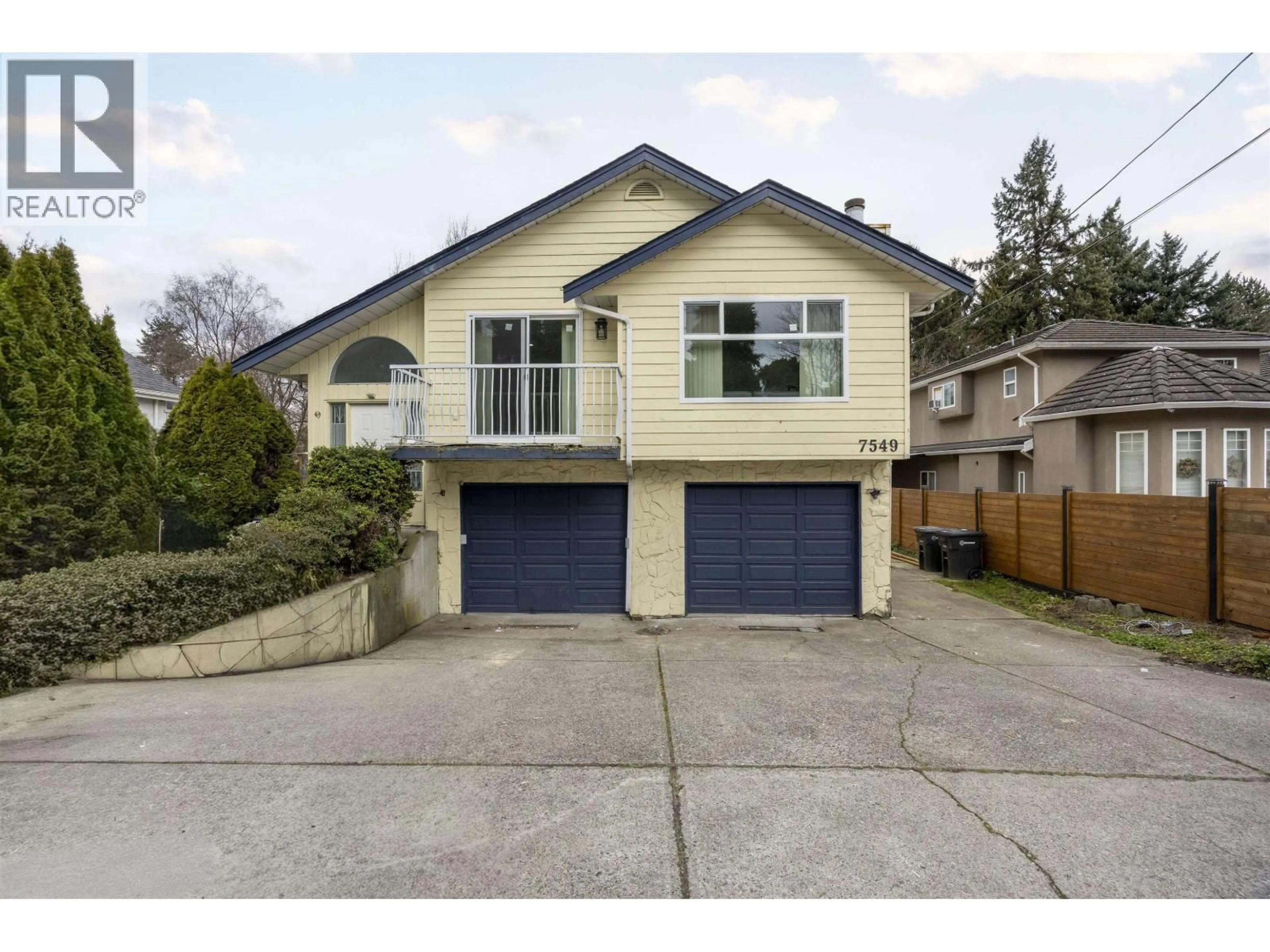 Home with vinyl exterior material, street for 7549 10TH AVENUE, Burnaby British Columbia V3N2S1