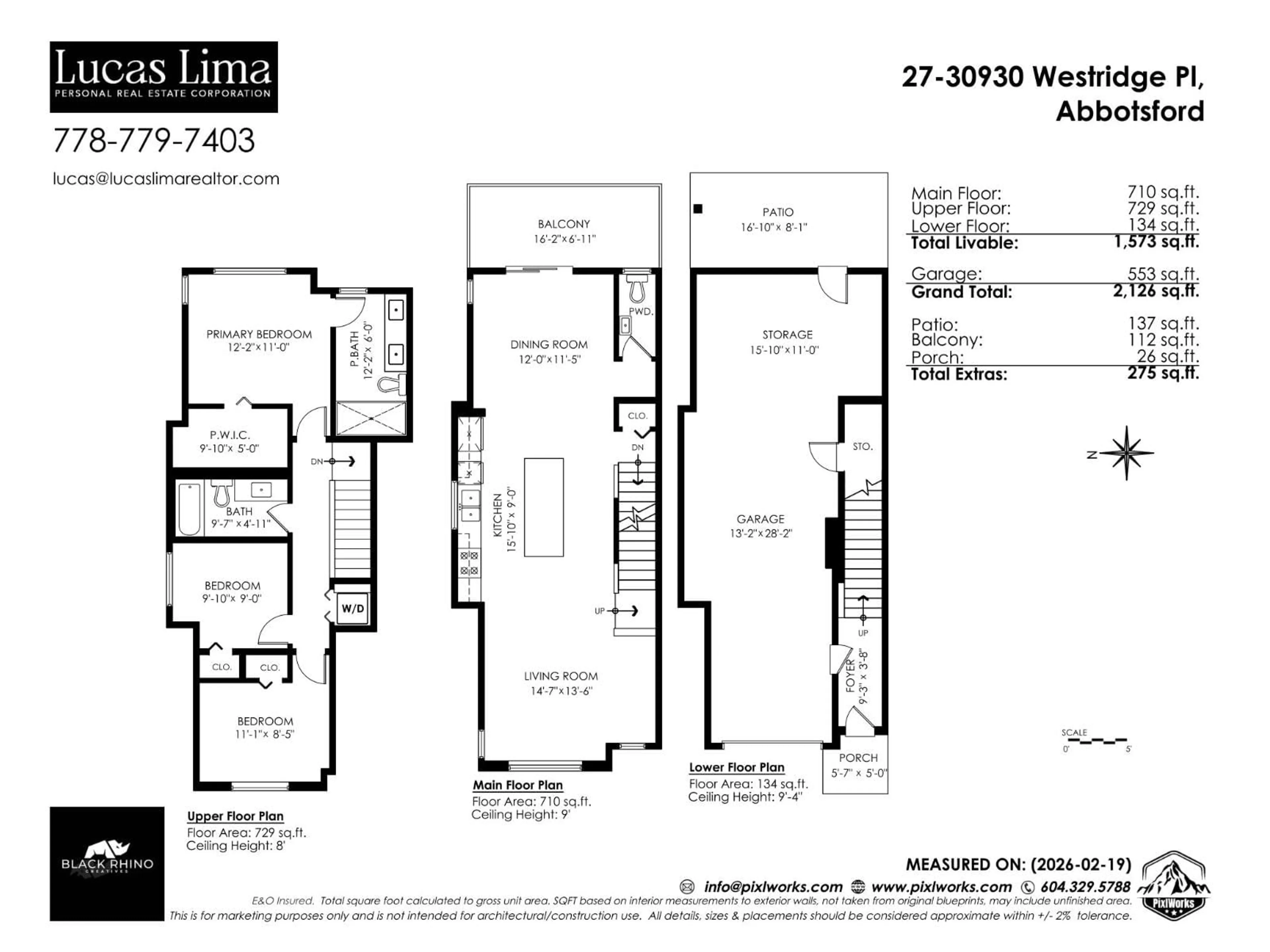 Floor plan for 27 - 30930 WESTRIDGE PLACE, Abbotsford British Columbia V2T0H6