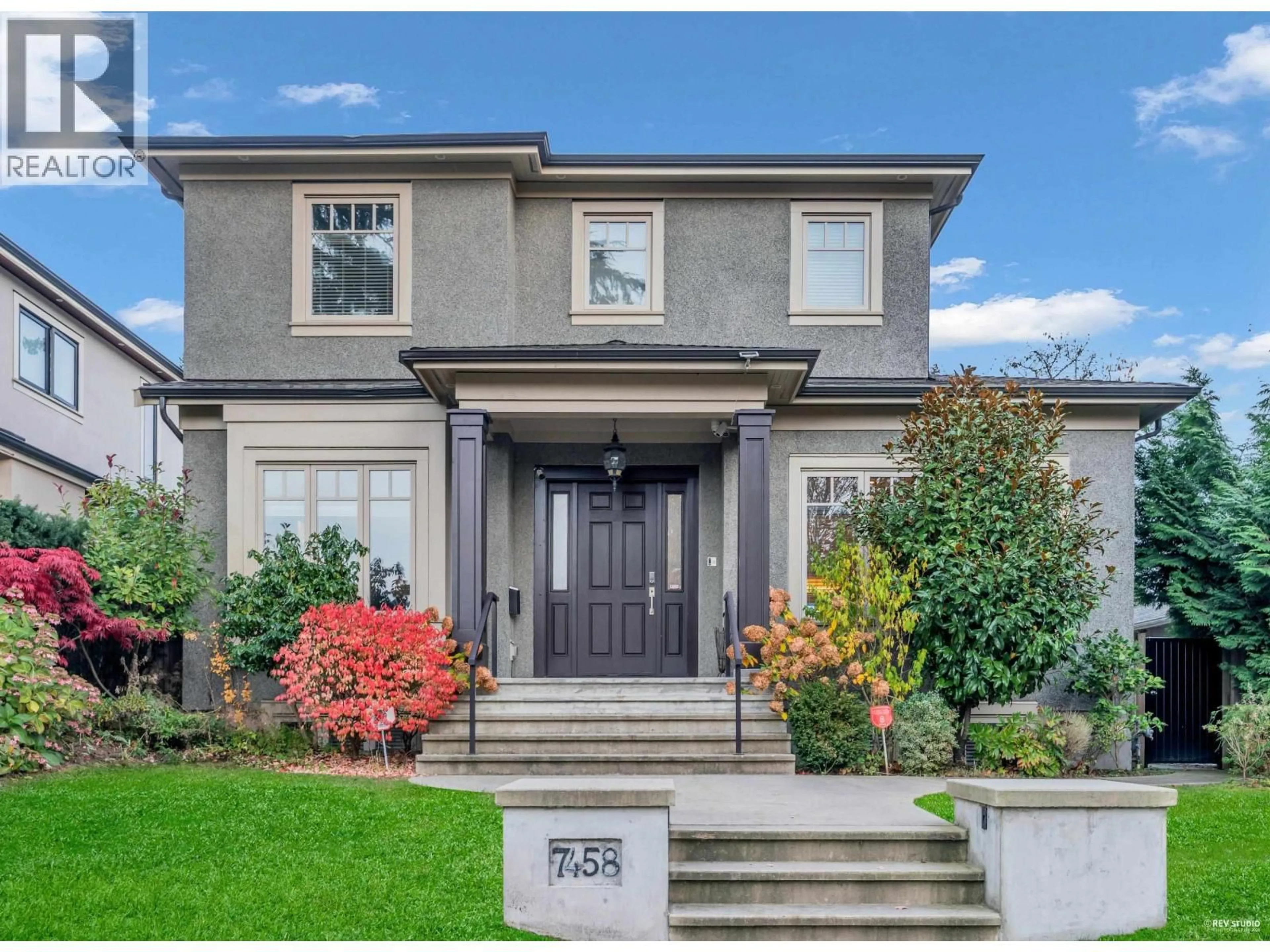 Home with brick exterior material, street for 7458 MAPLE STREET, Vancouver British Columbia V6P5P7