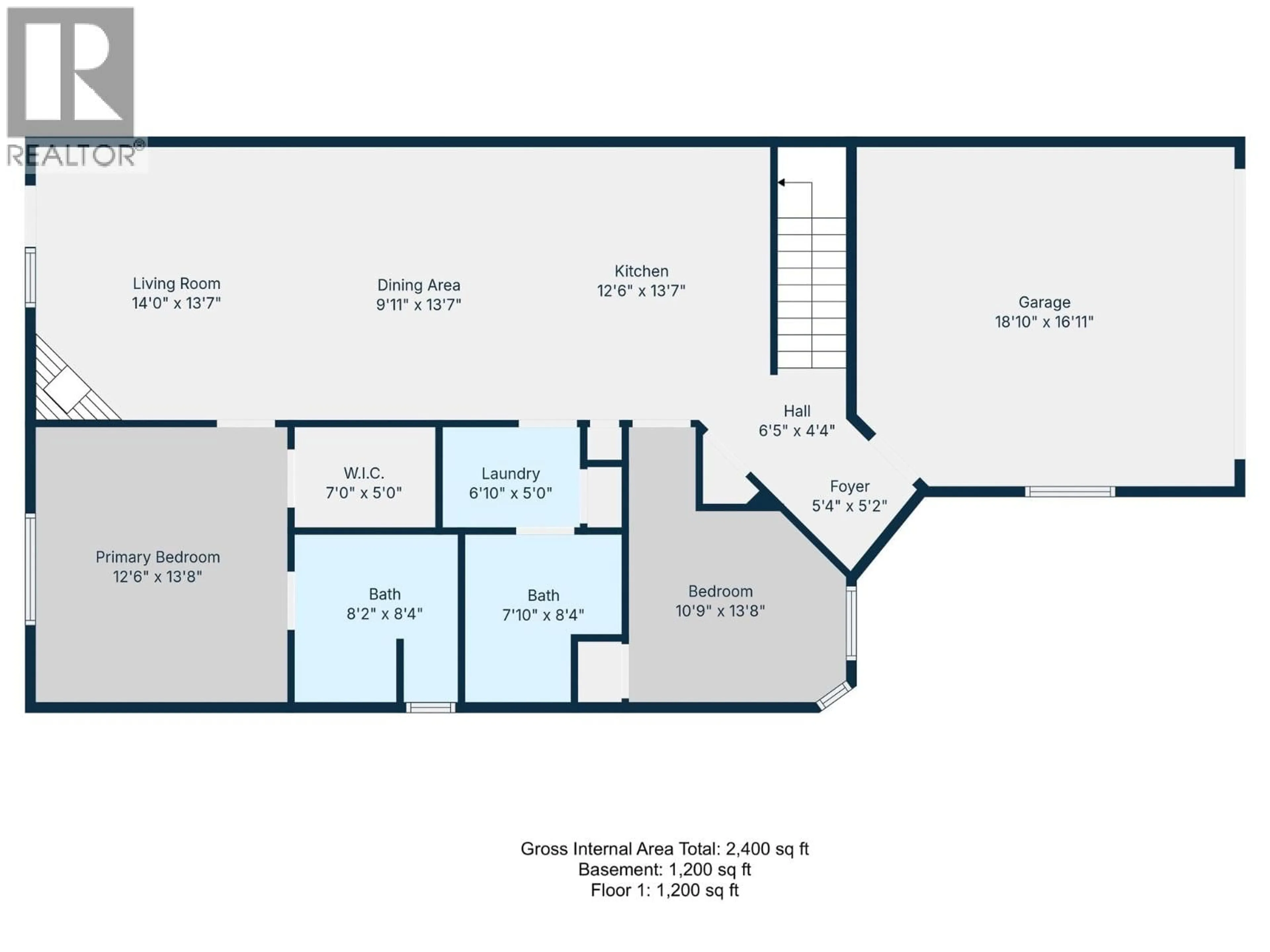 Floor plan for 104 - 9803 117 AVENUE, Fort St. John British Columbia V1J0E9