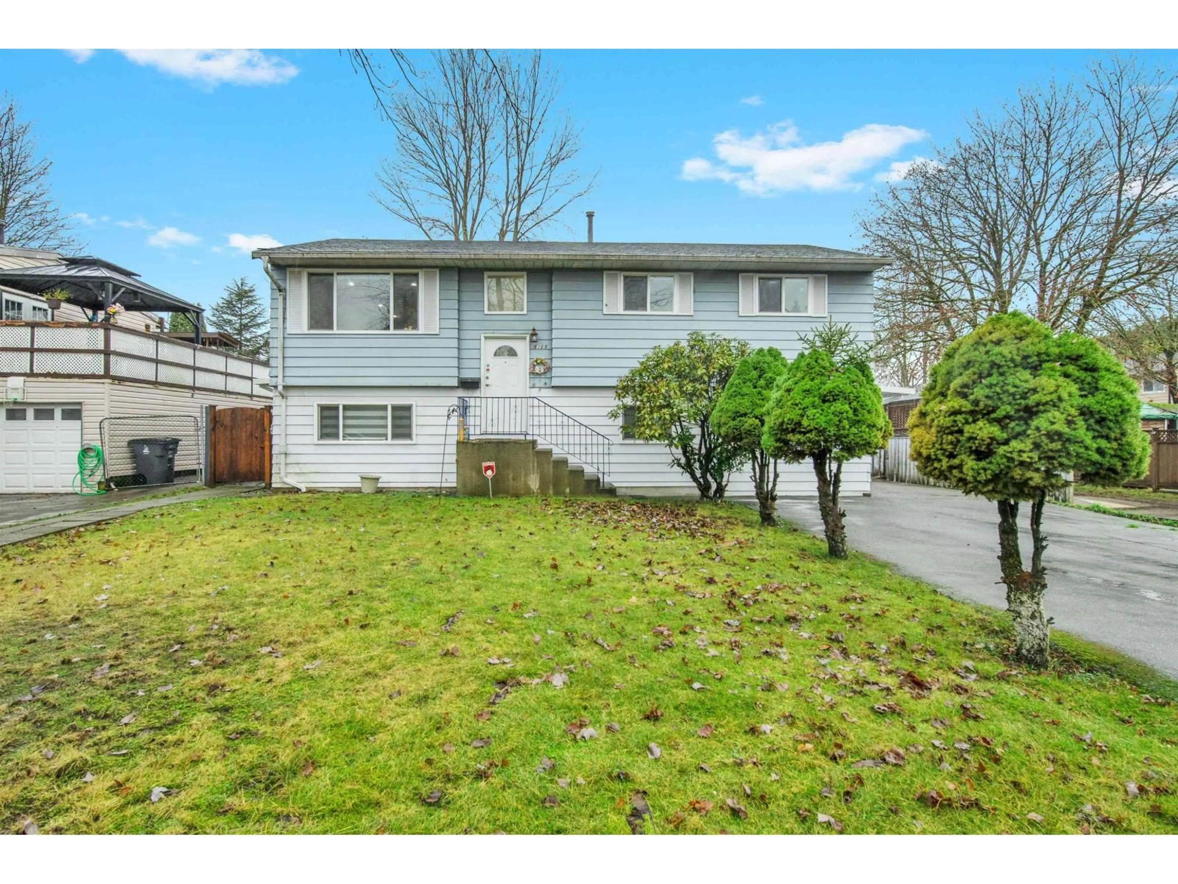 A pic from outside/outdoor area/front of a property/back of a property/a pic from drone, street for 6369 173A STREET, Surrey British Columbia V3S5J8