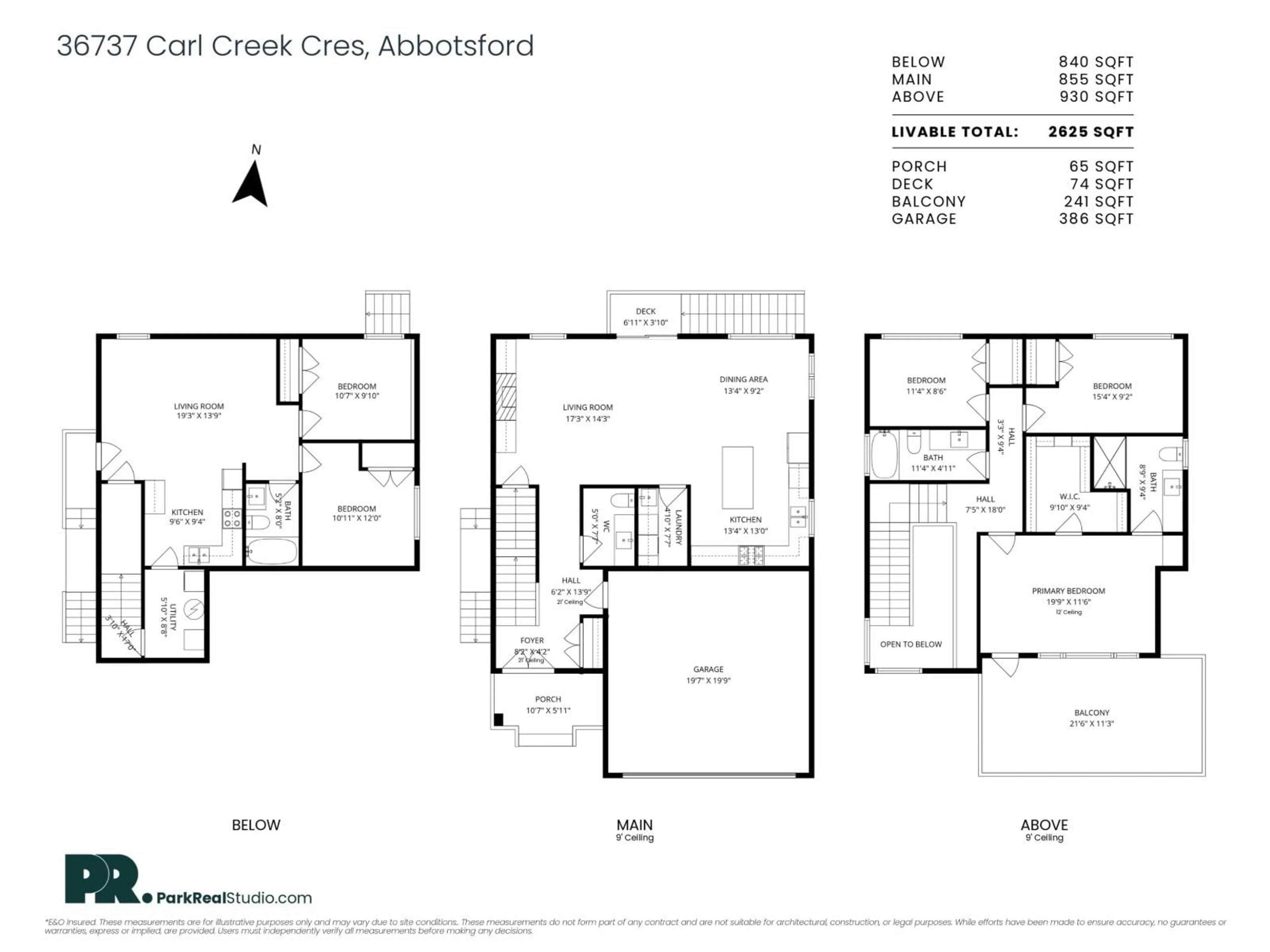 Floor plan for 36737 CARL CREEK CRESCENT, Abbotsford British Columbia V3G0H4