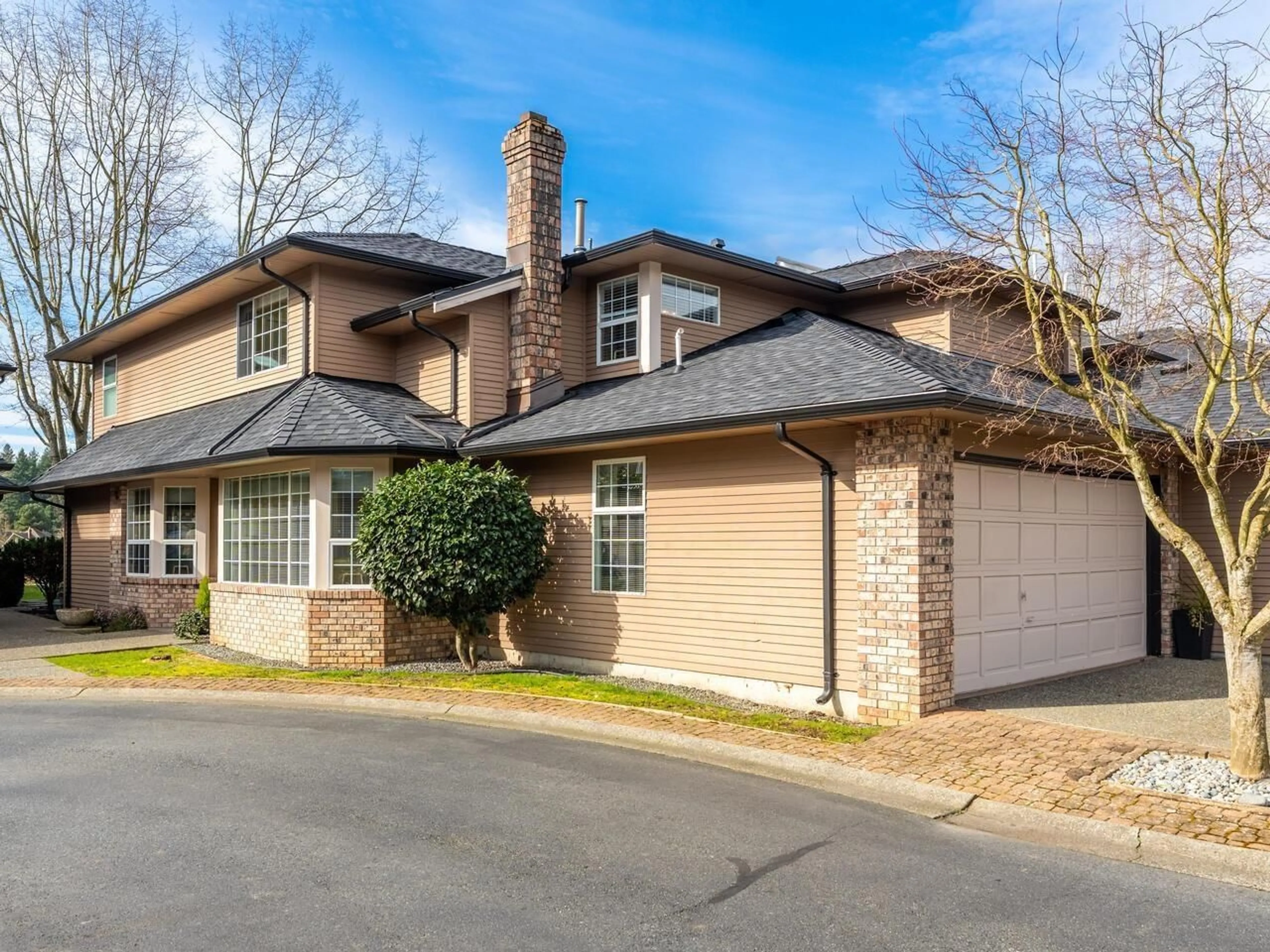 Home with brick exterior material, street for 104 - 6086 BOUNDARY DRIVE WEST, Surrey British Columbia V3X2B3