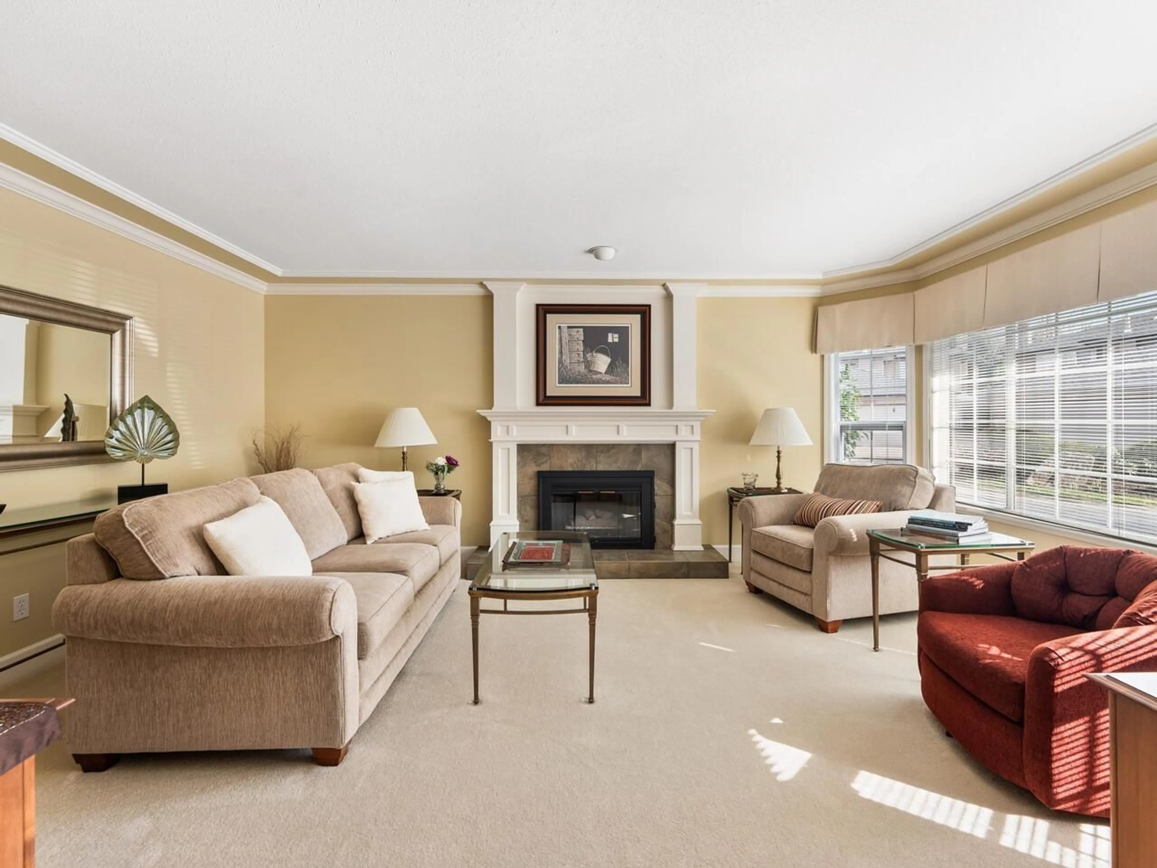 Living room with furniture, unknown for 104 - 6086 BOUNDARY DRIVE WEST, Surrey British Columbia V3X2B3