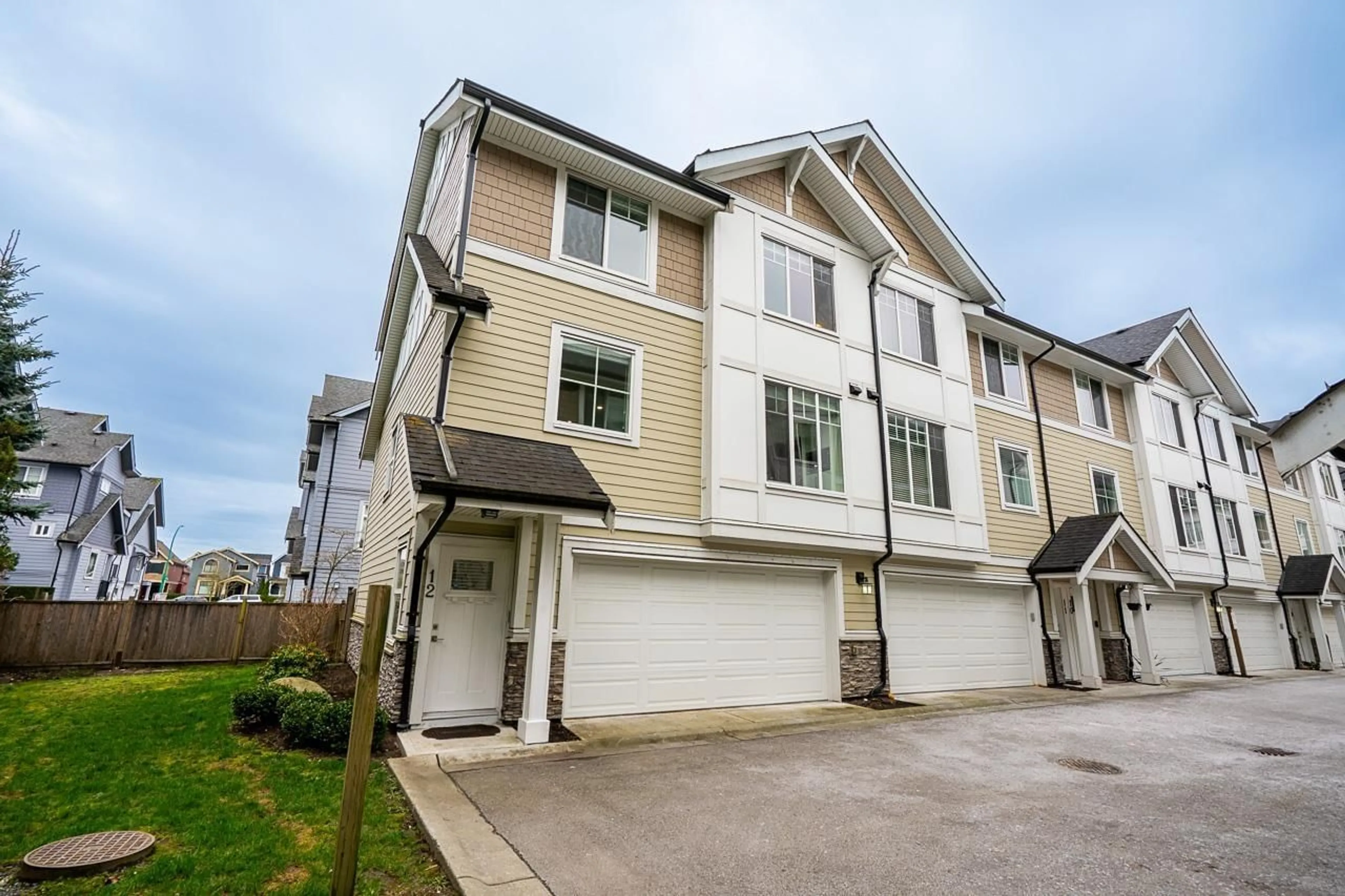 Home with vinyl exterior material, street for 12 - 7056 192 STREET, Surrey British Columbia V4N6S6