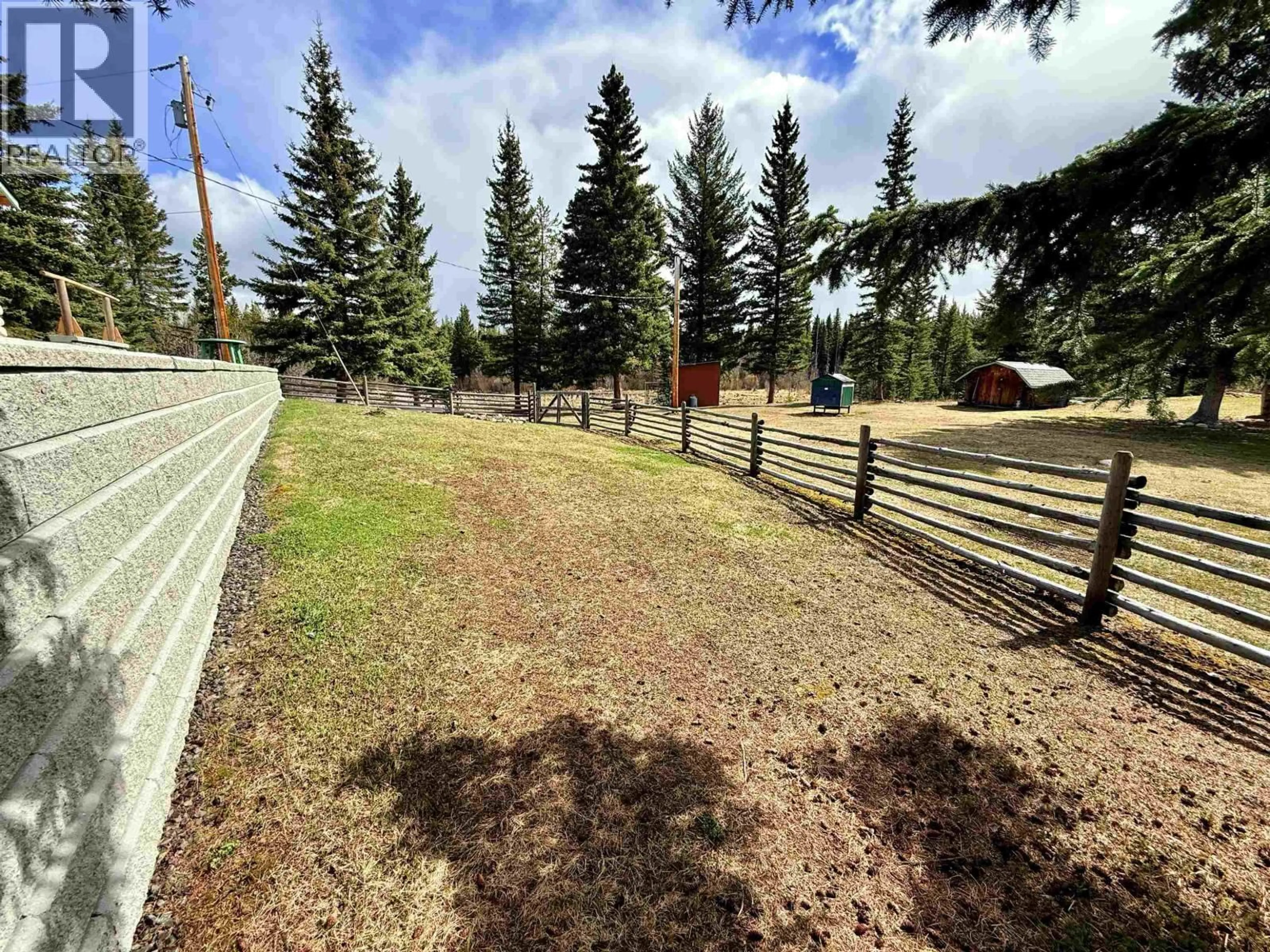 A pic from outside/outdoor area/front of a property/back of a property/a pic from drone, forest/trees view for 2875 SPOUT LAKE ROAD, Lac La Hache British Columbia V0K1T0
