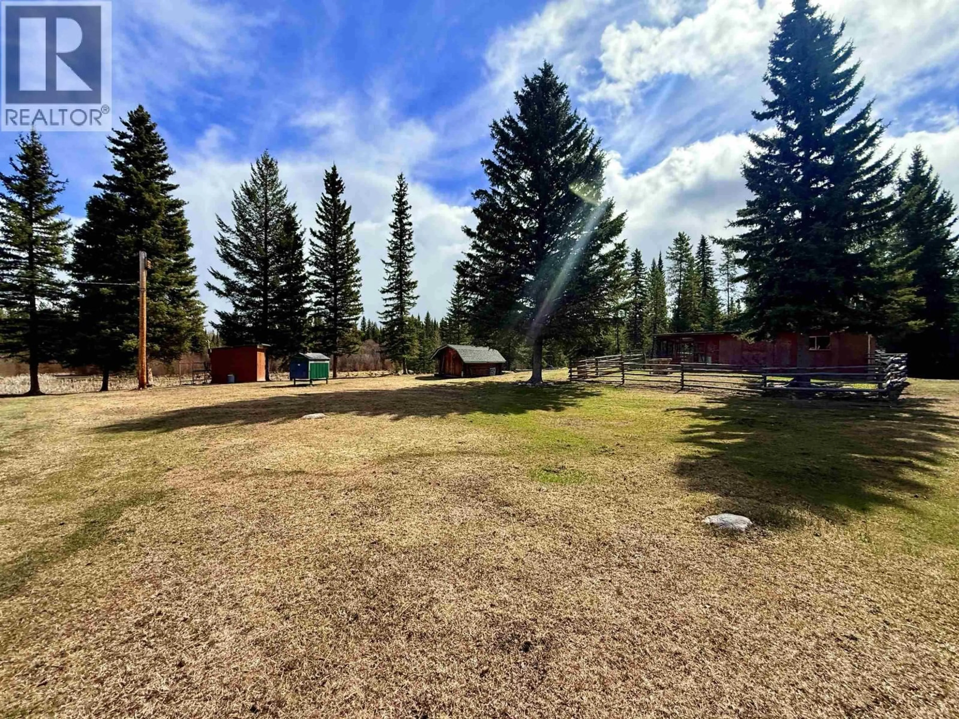 A pic from outside/outdoor area/front of a property/back of a property/a pic from drone, forest/trees view for 2875 SPOUT LAKE ROAD, Lac La Hache British Columbia V0K1T0