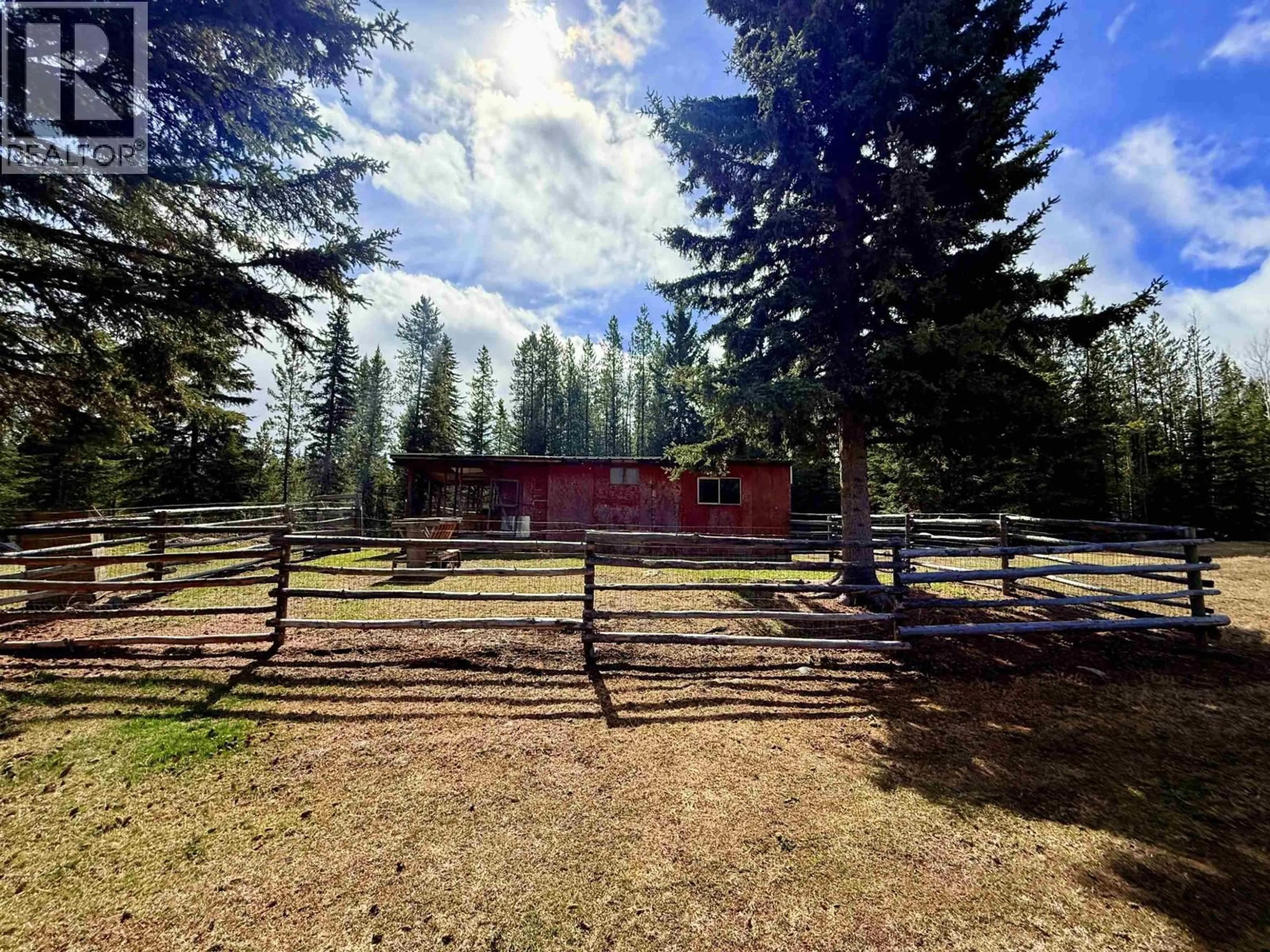 A pic from outside/outdoor area/front of a property/back of a property/a pic from drone, forest/trees view for 2875 SPOUT LAKE ROAD, Lac La Hache British Columbia V0K1T0