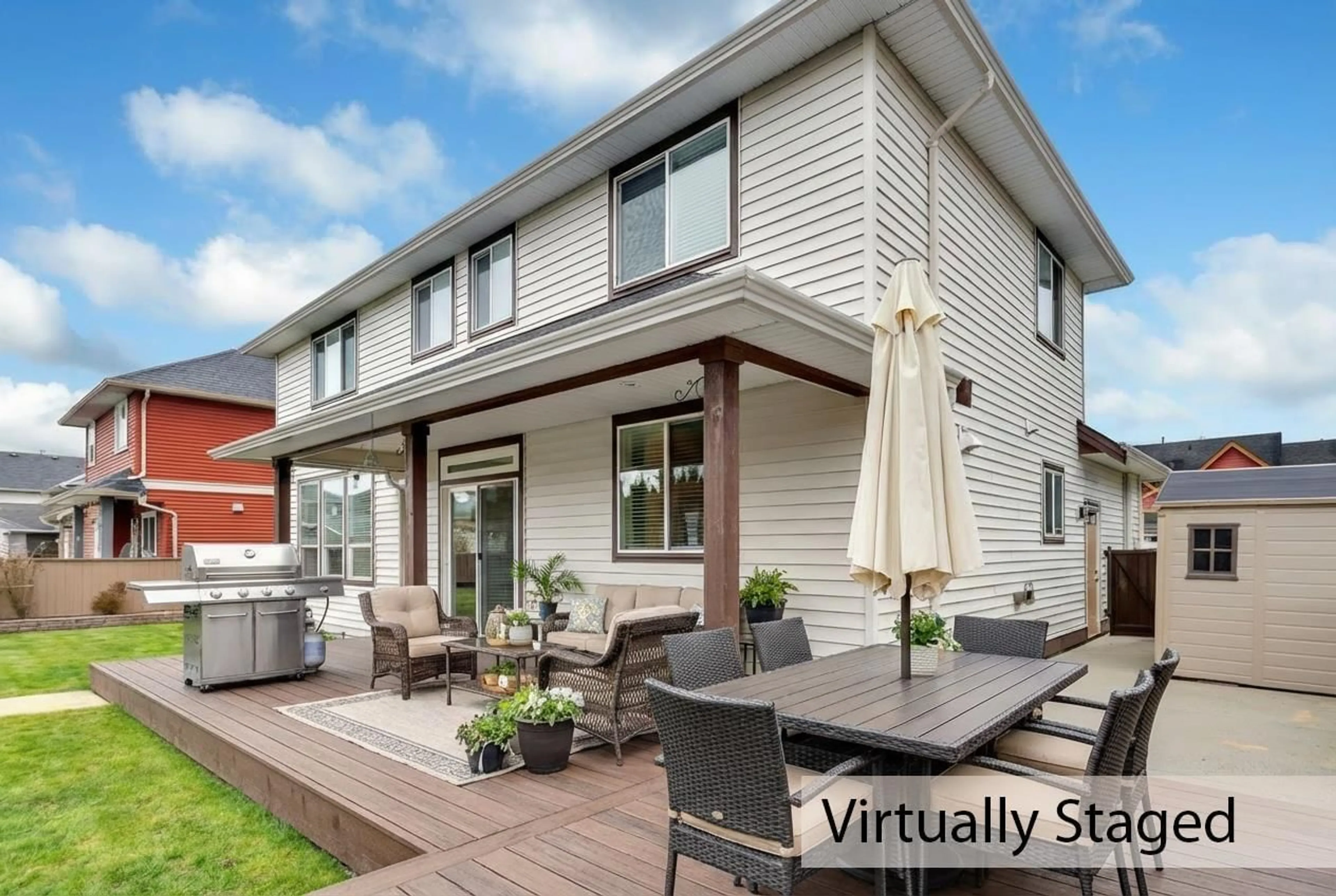 Home with vinyl exterior material, street for 8761 MACHELL STREET, Mission British Columbia V4S0B6