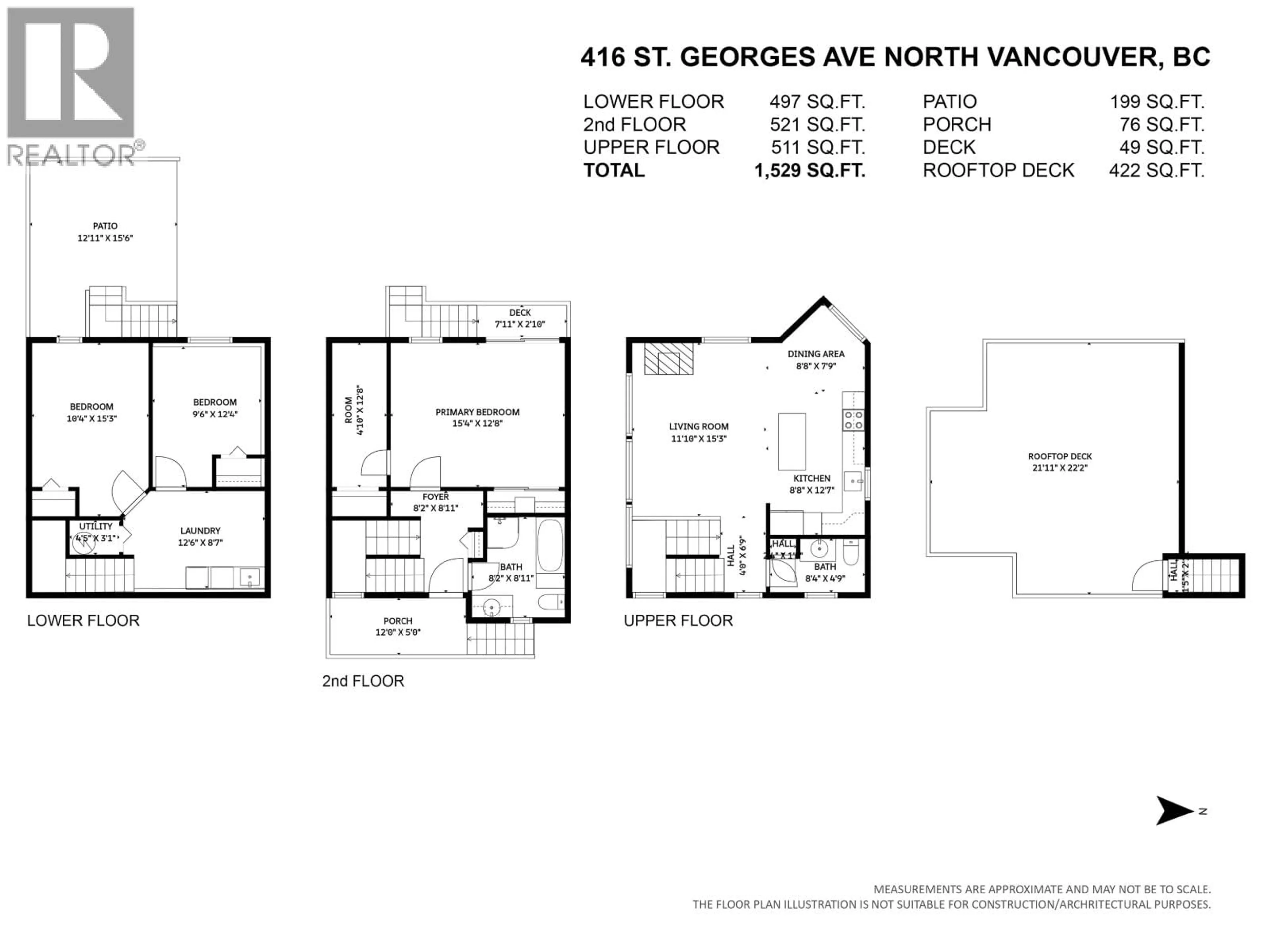 Floor plan for 416 ST. GEORGES AVENUE, North Vancouver British Columbia V7L3H1