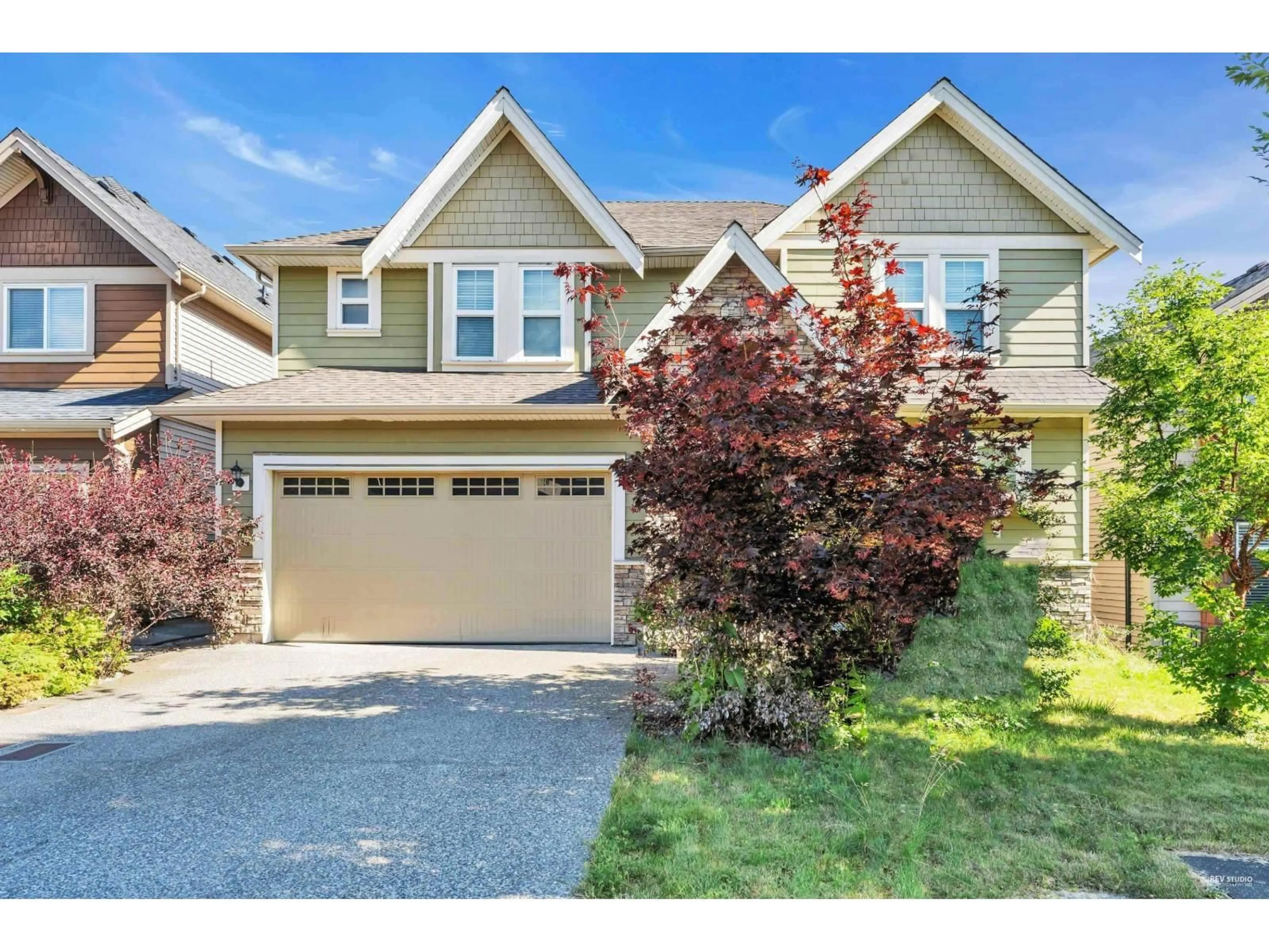 Home with vinyl exterior material, street for 21019 80B AVENUE, Langley British Columbia V2Y0K2