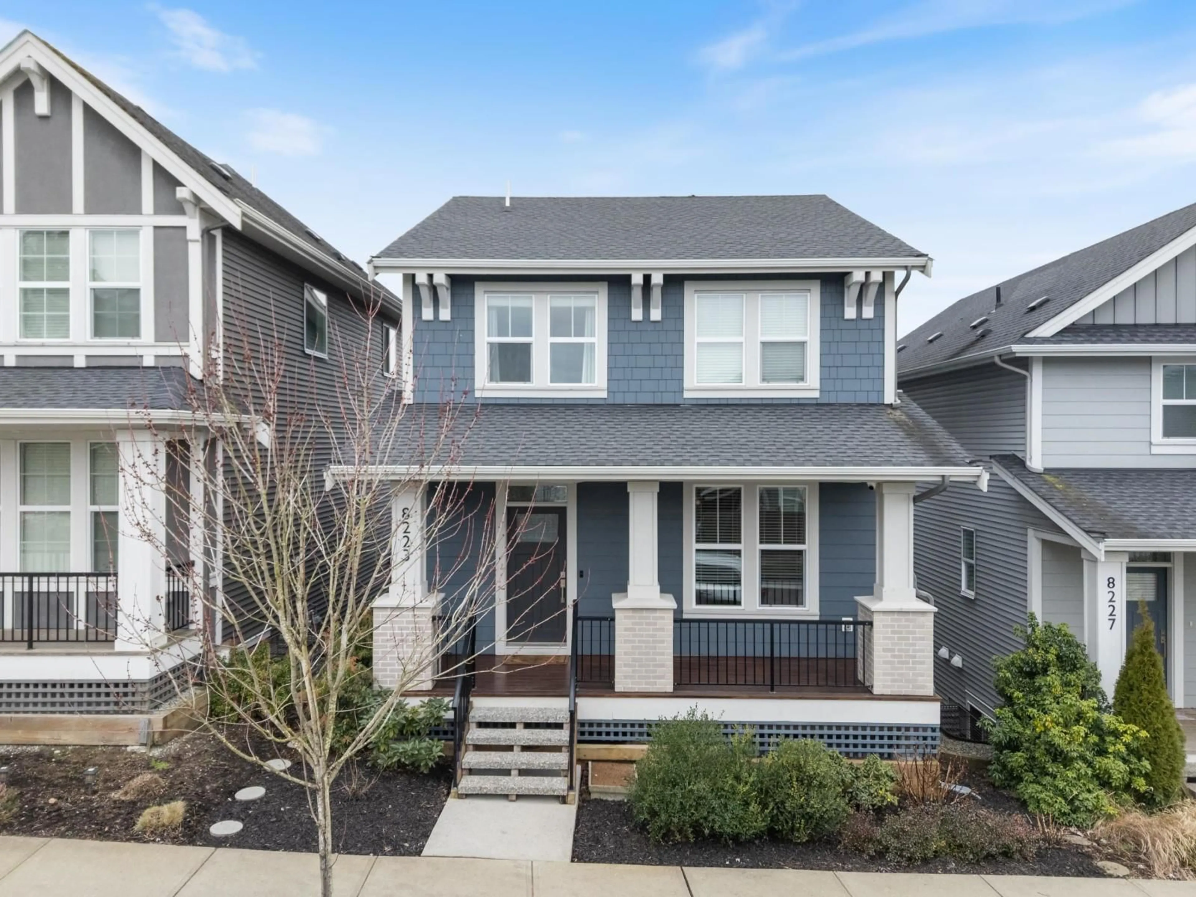 Home with vinyl exterior material, street for 8223 202B STREET, Langley British Columbia V2Y0Z1