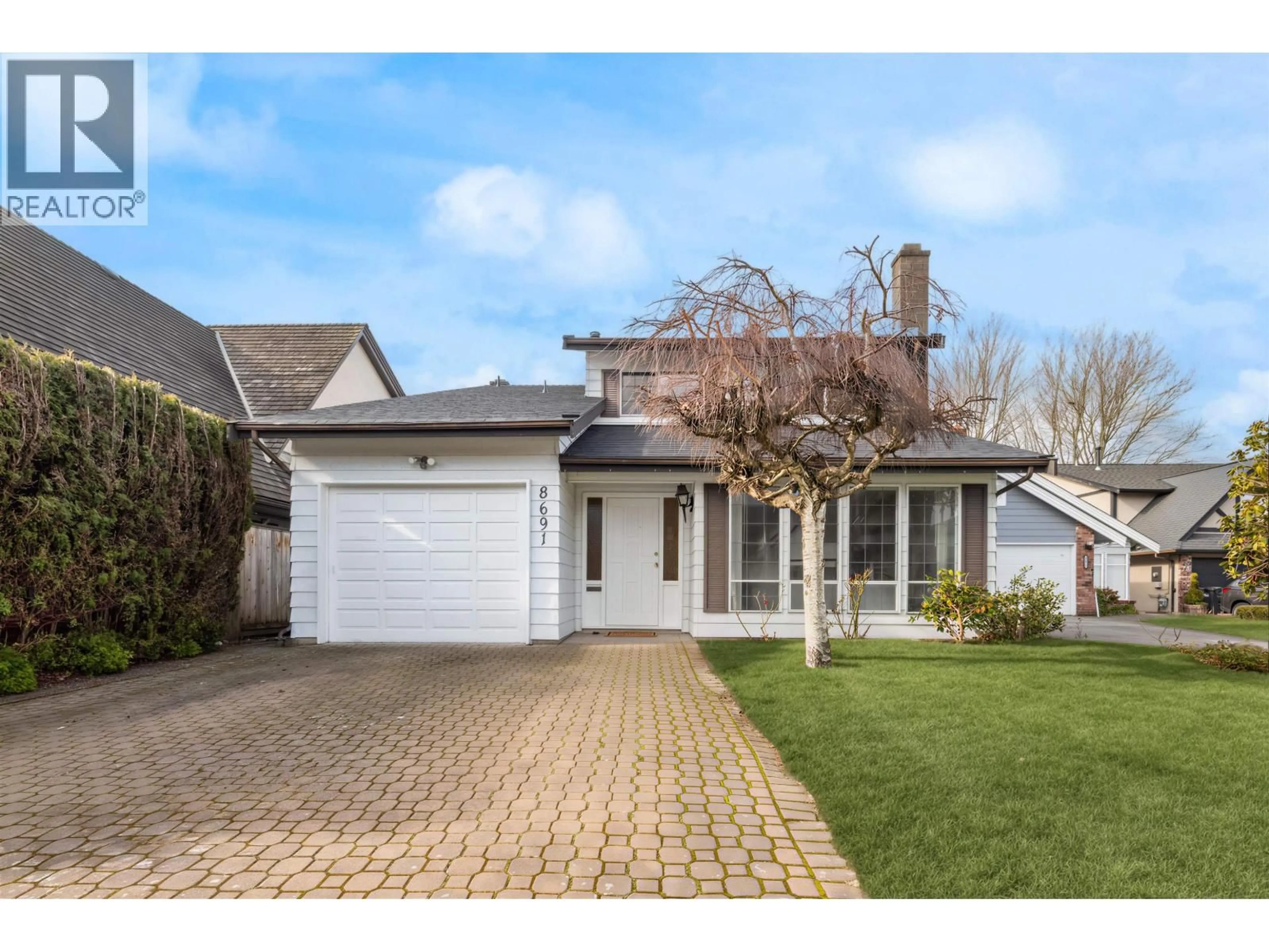 Home with brick exterior material, street for 8691 DOULTON PLACE, Richmond British Columbia V7C5A3