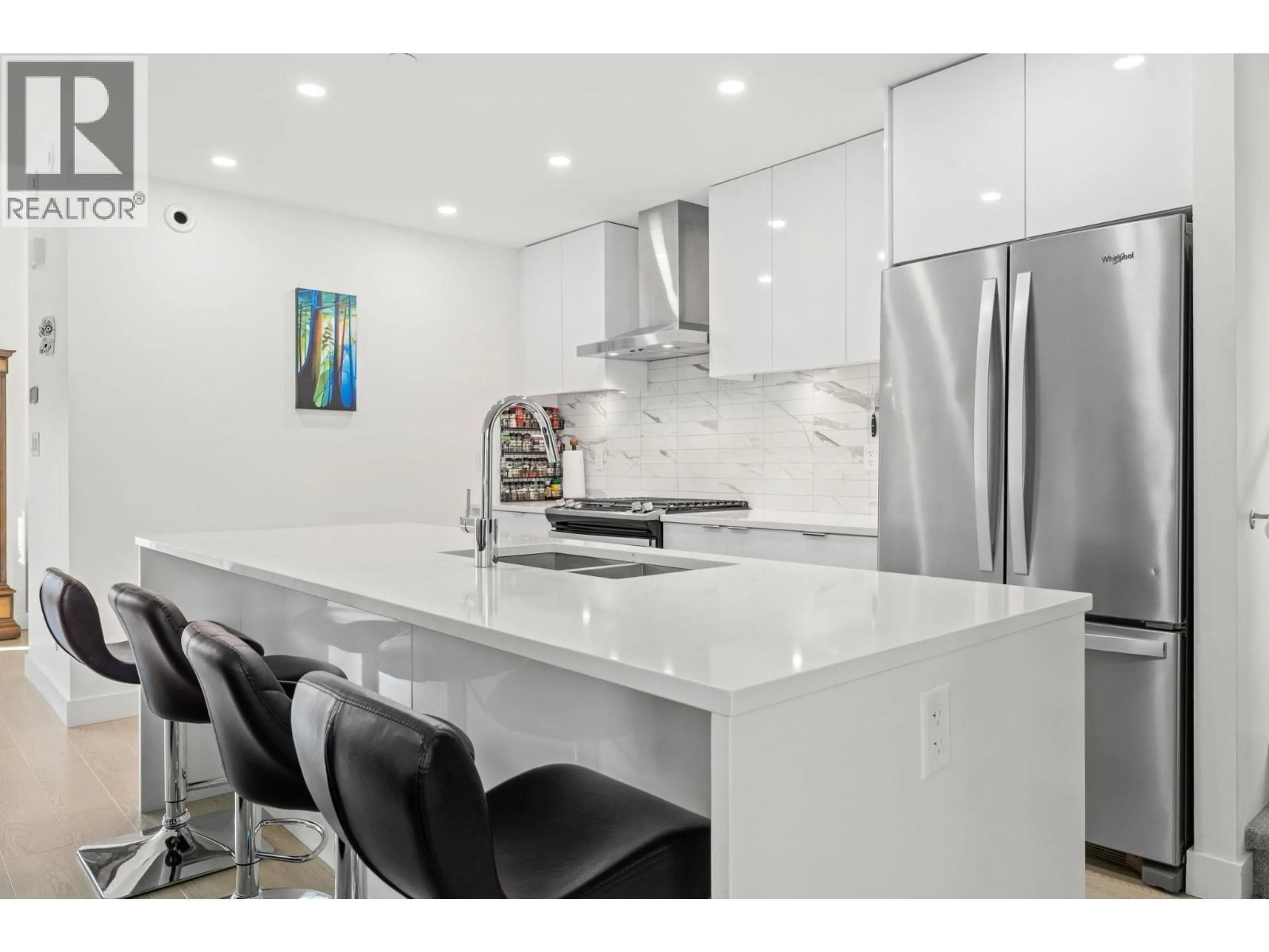 Contemporary kitchen, ceramic/tile floor for 43 - 3596 SALAL DRIVE, North Vancouver British Columbia V7G0A9