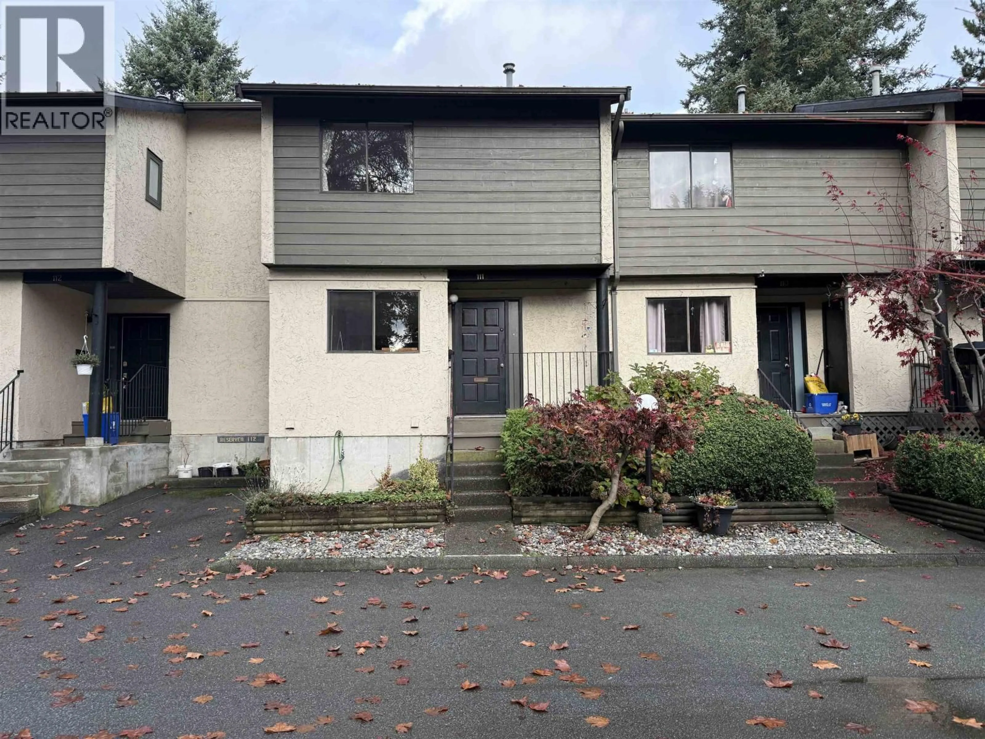 Home with vinyl exterior material, street for 111 - 2915 NORMAN AVENUE, Coquitlam British Columbia V3C4H8