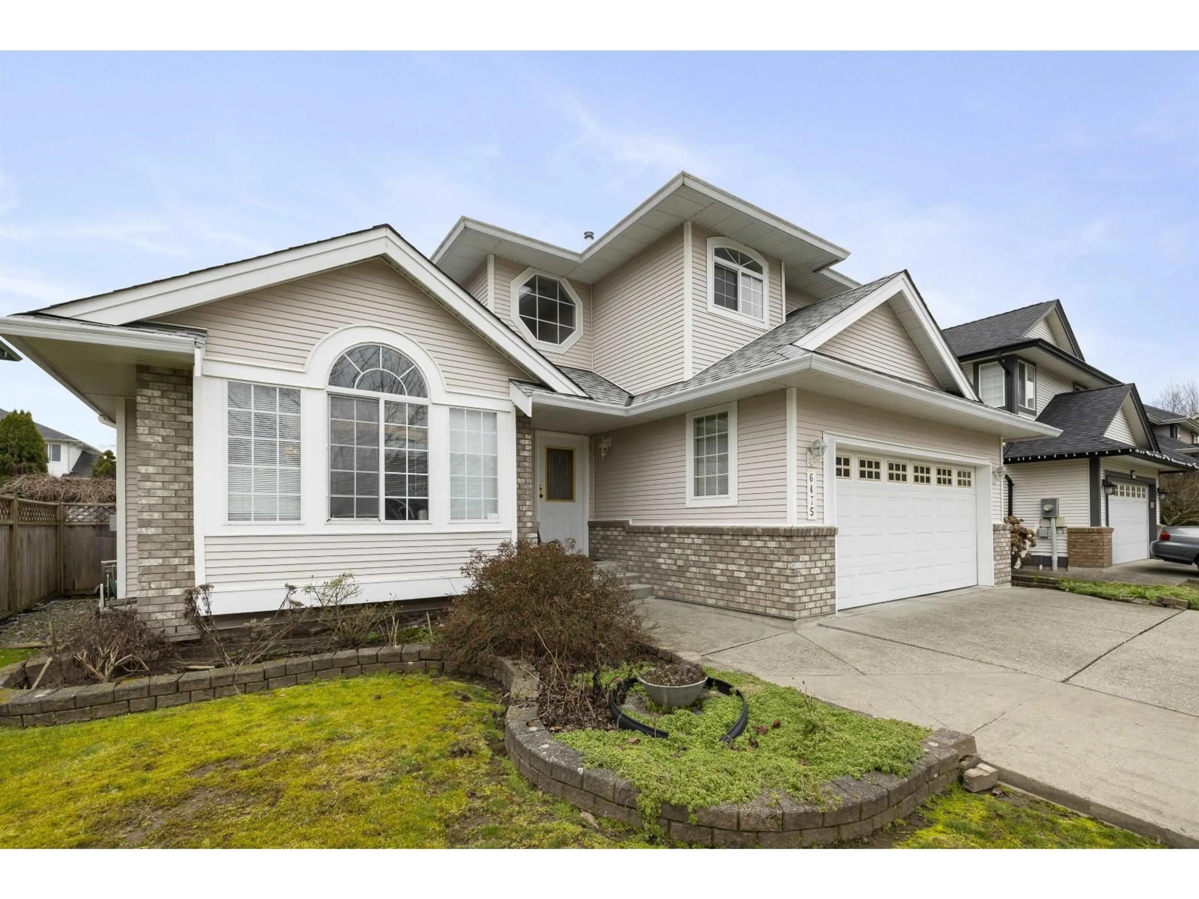 Home with vinyl exterior material, street for 6475 188A STREET, Surrey British Columbia V3S8V3