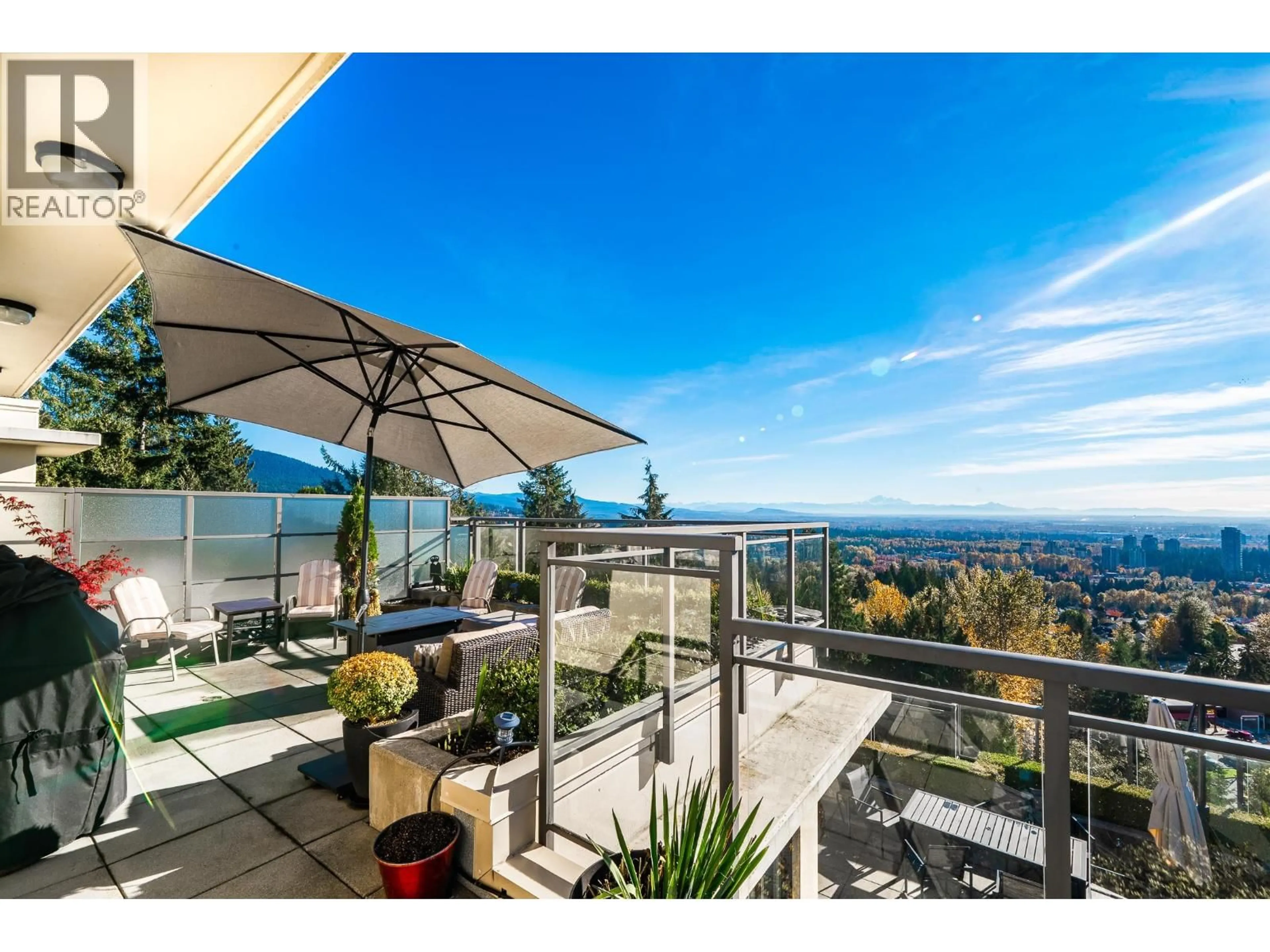 Patio, mountain view for 1004 - 1415 PARKWAY BOULEVARD, Coquitlam British Columbia V3E0C7