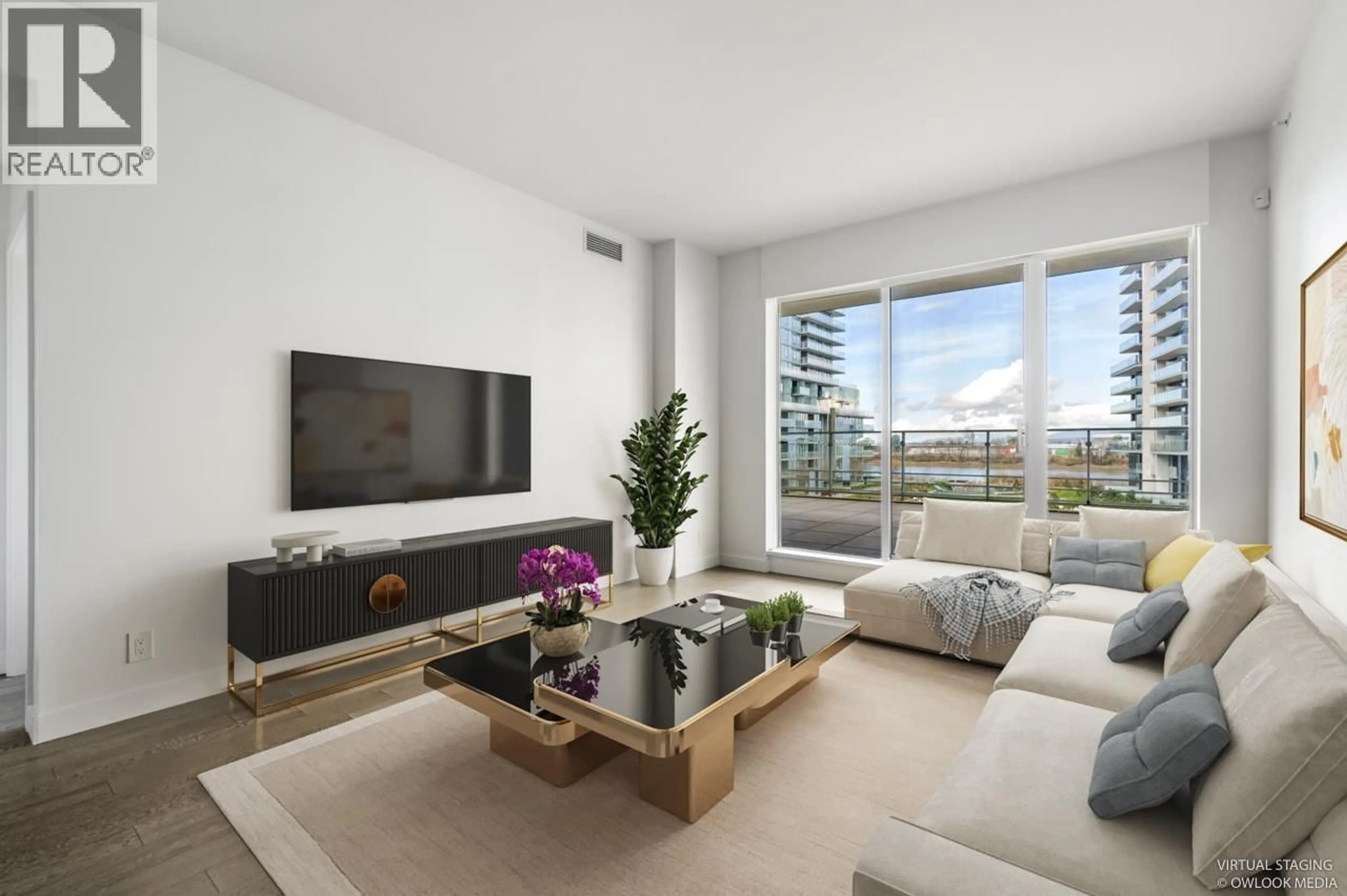 Living room with furniture, unknown for 305 - 6688 PEARSON WAY, Richmond British Columbia V7C0E5