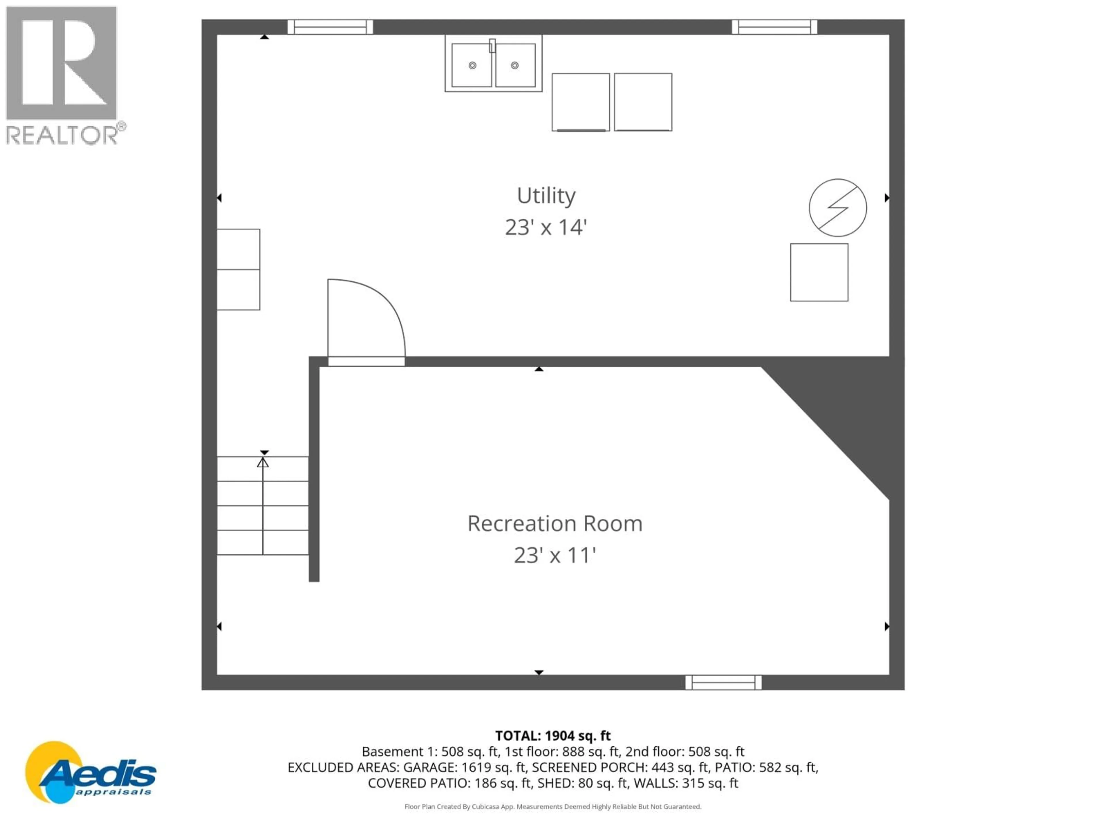 Floor plan for 1856 BALSAM CRESCENT, Masset British Columbia V0T1M0