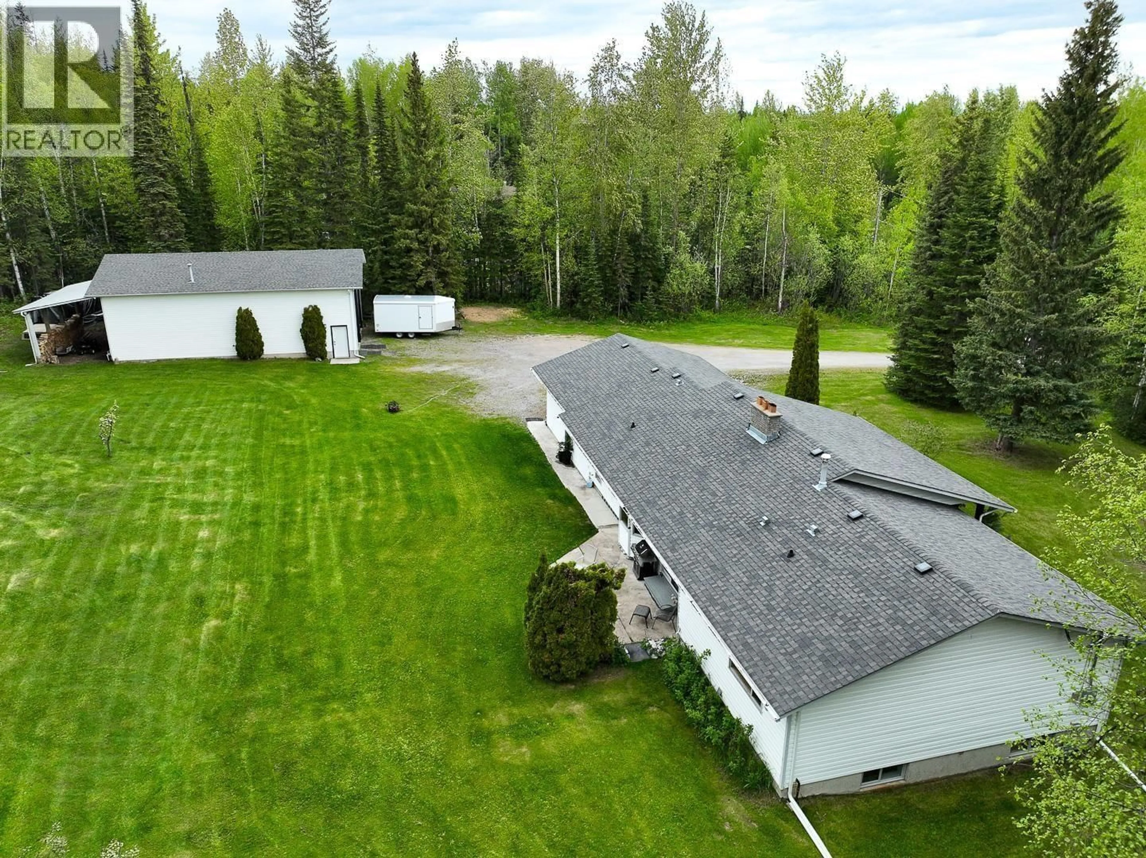 A pic from outside/outdoor area/front of a property/back of a property/a pic from drone, unknown for 9951 BELMONT ROAD, Prince George British Columbia V2K5T9