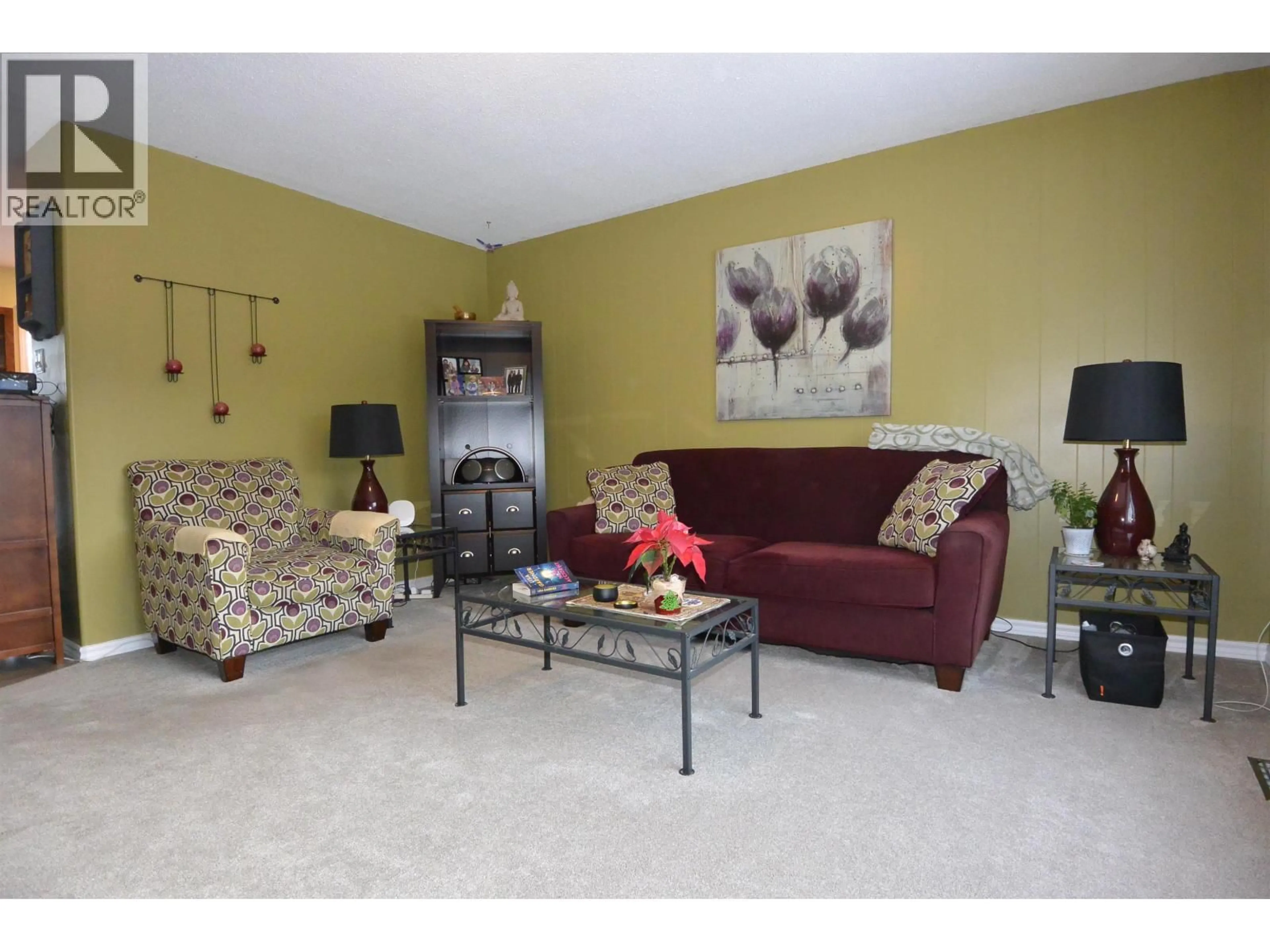 Living room with furniture, carpet floor for 3920 11TH AVENUE, Smithers British Columbia V0J2N0