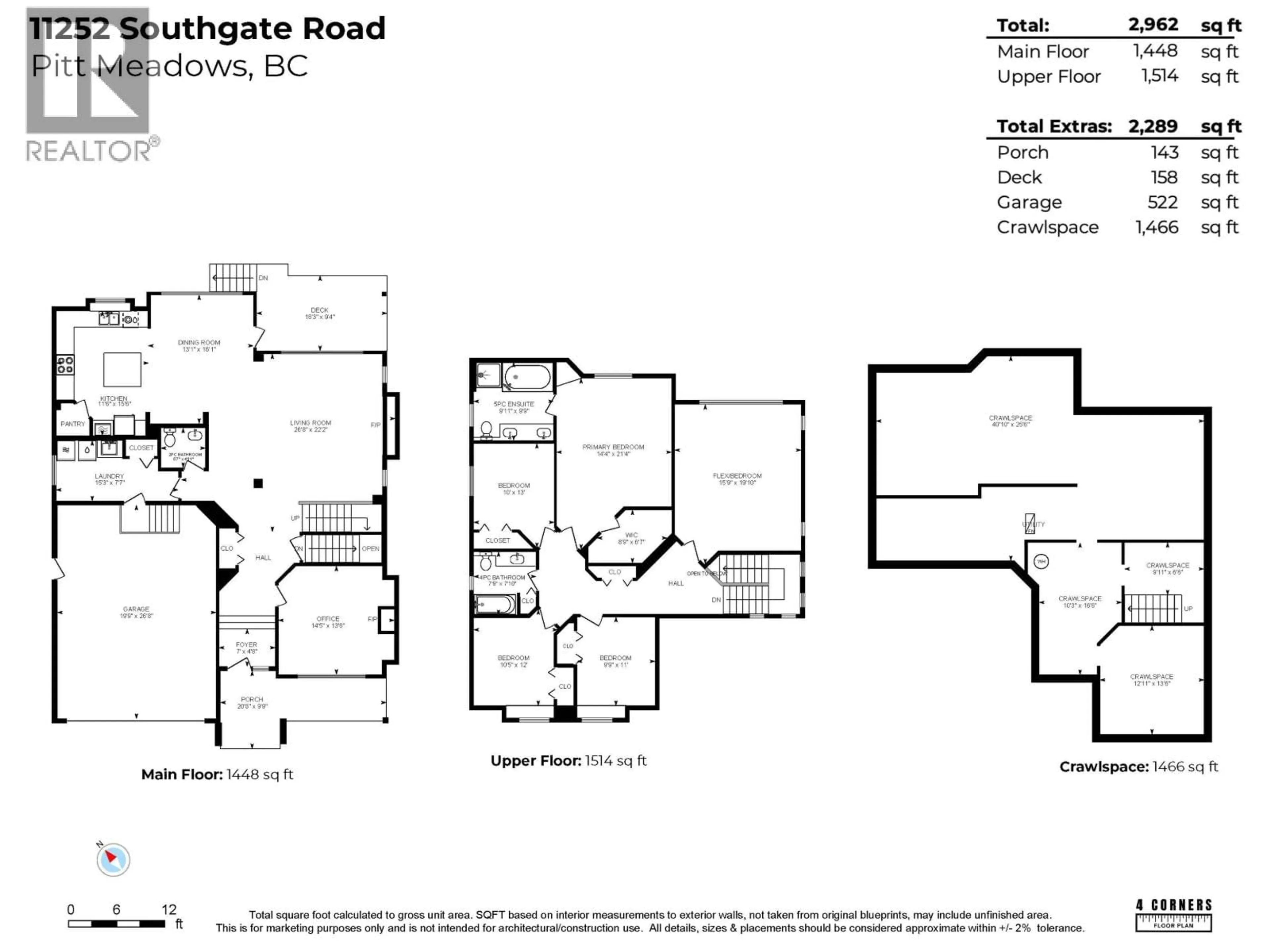 Floor plan for 11252 SOUTHGATE ROAD, Pitt Meadows British Columbia V3Y2W3