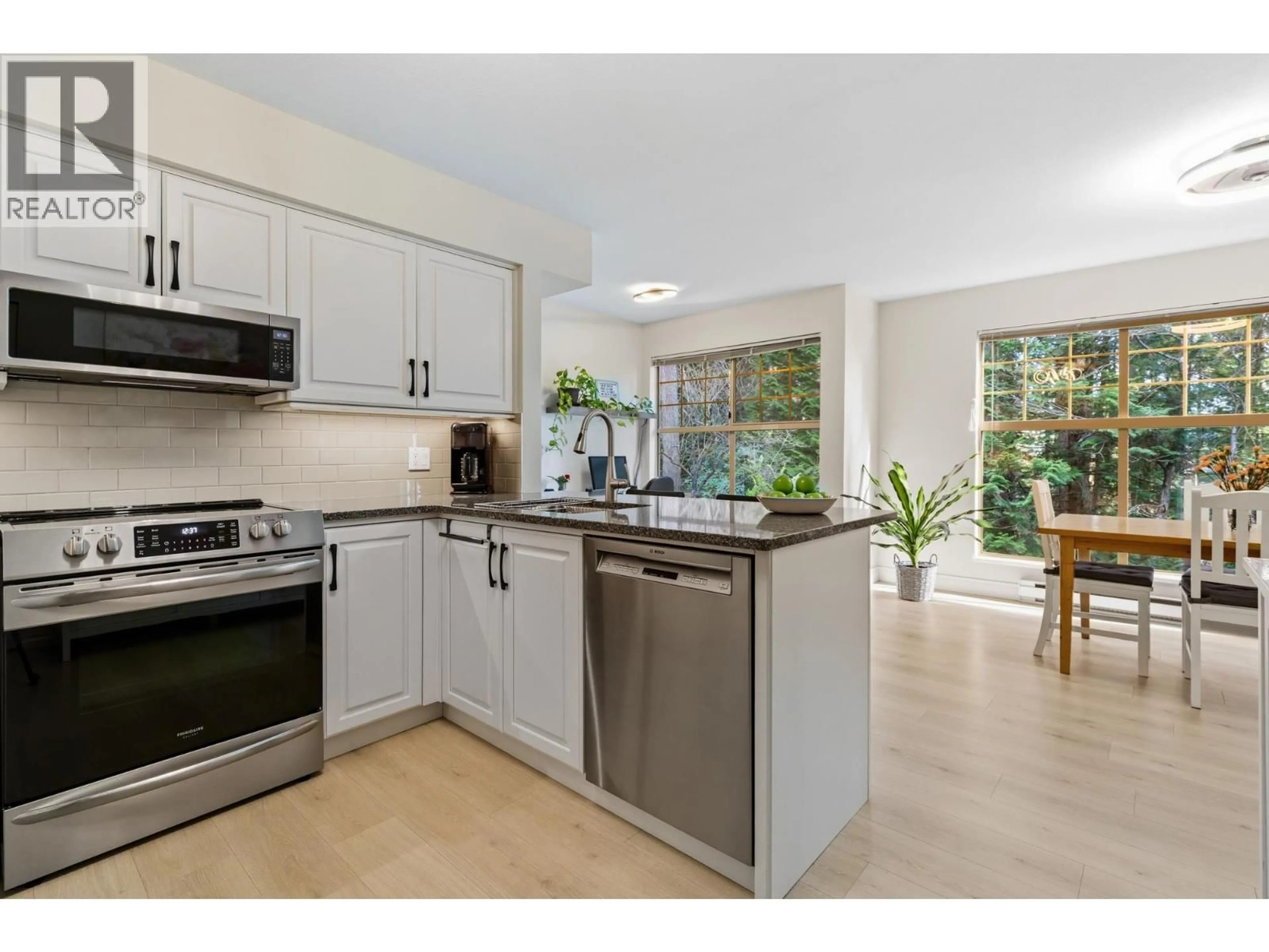 Open concept kitchen, ceramic/tile floor for 201 - 180 RAVINE DRIVE, Port Moody British Columbia V3H4Z3