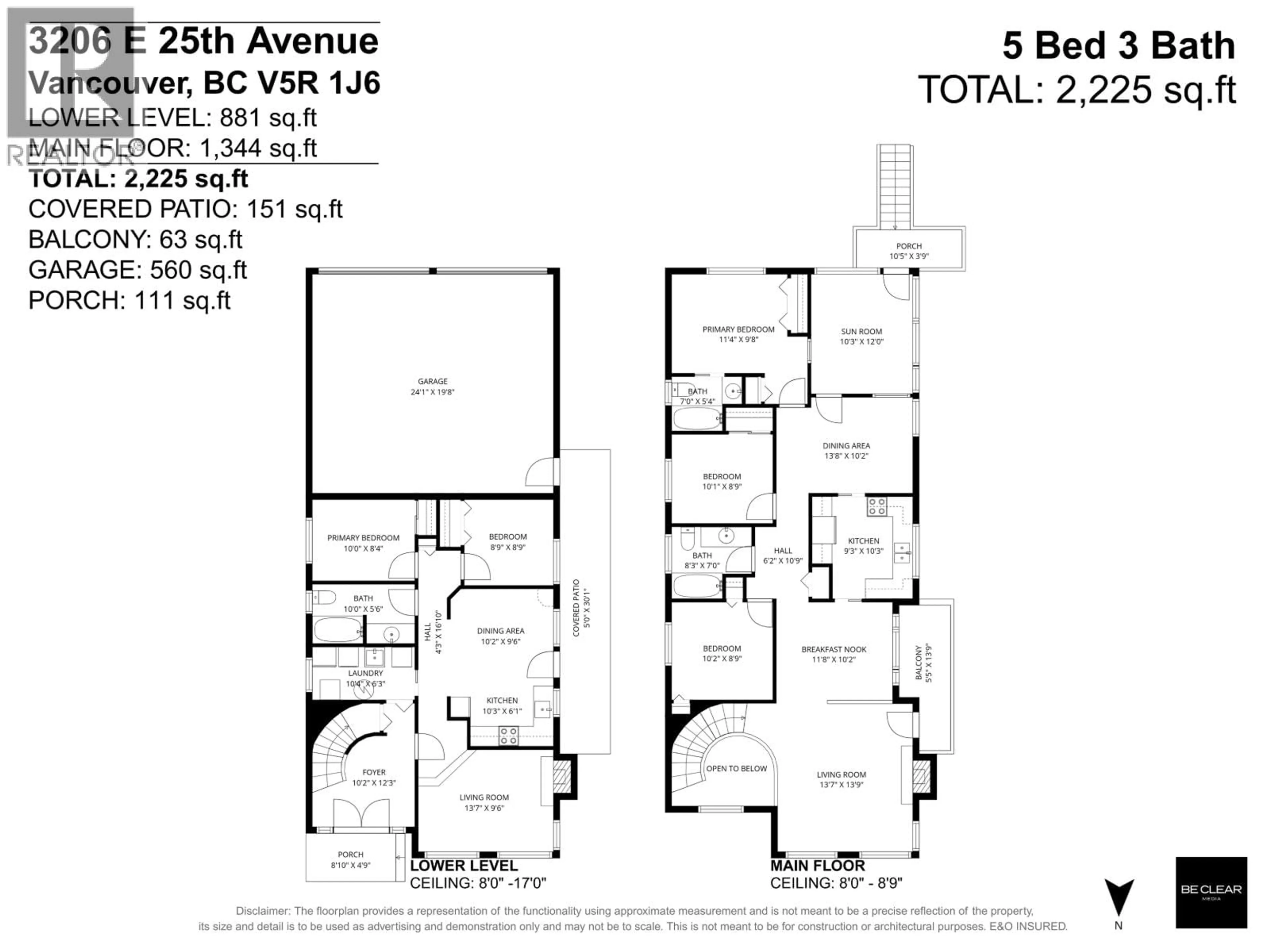 Floor plan for 3206 25TH AVENUE, Vancouver British Columbia V5R1J6