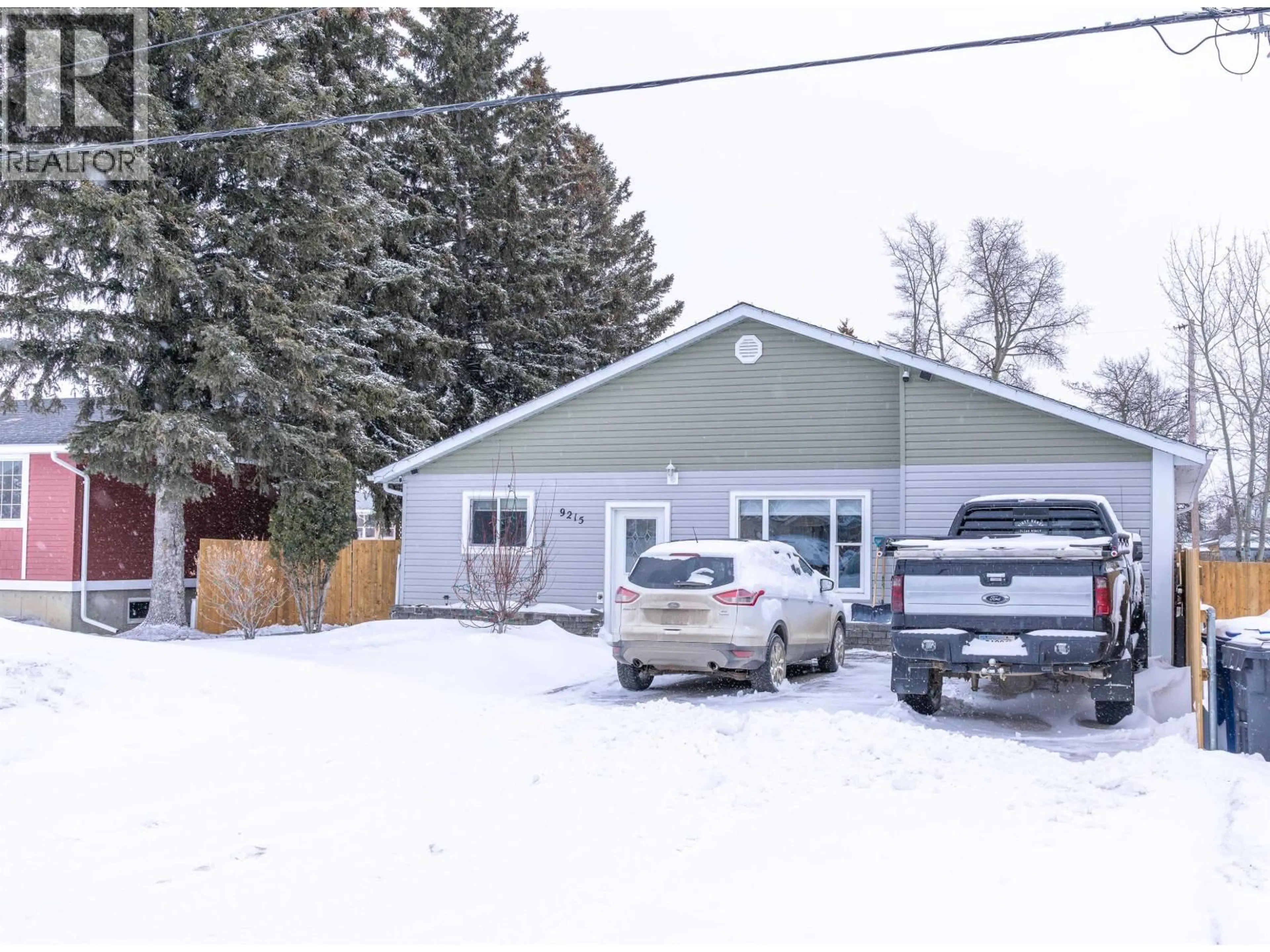 A pic from outside/outdoor area/front of a property/back of a property/a pic from drone, street for 9215 108 AVENUE, Fort St. John British Columbia V1J2P7