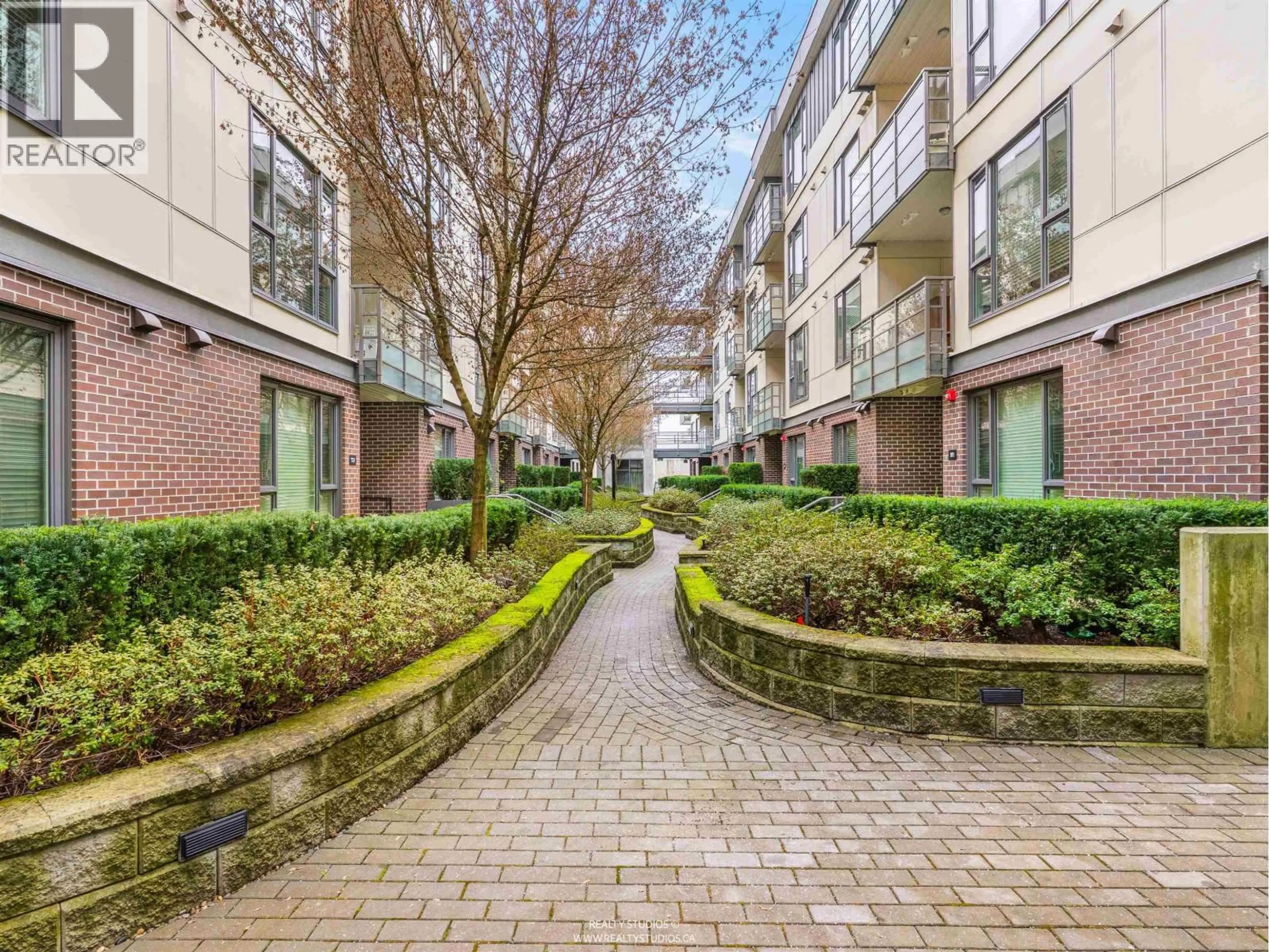 A pic from outside/outdoor area/front of a property/back of a property/a pic from drone, street for 120 - 5355 LANE STREET, Burnaby British Columbia V5H0H1